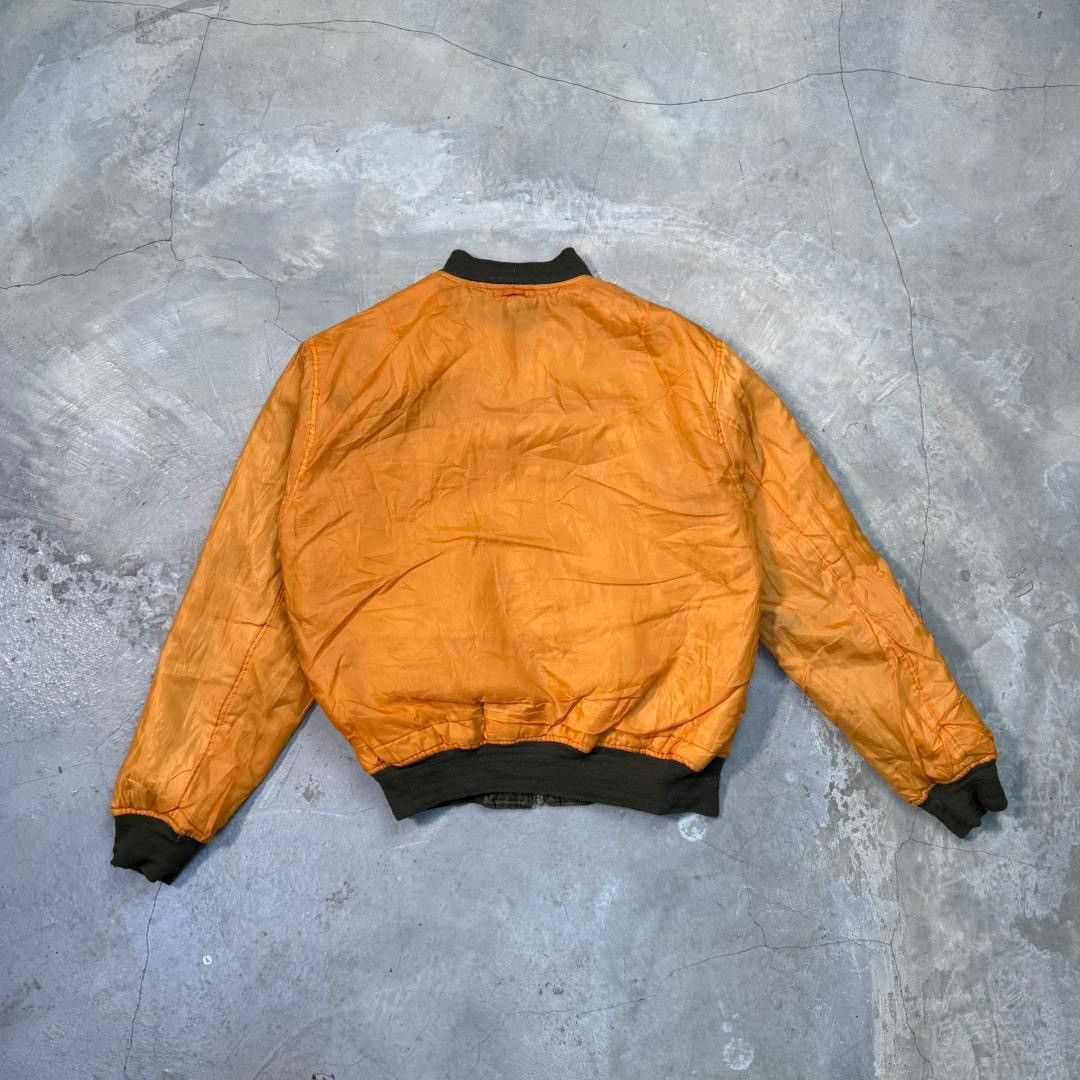 Vintage Vintage Military MA-1 Reversible Bomber Flyer Jacket BoxyFit Size US M / EU 48-50 / 2 - 4 Thumbnail