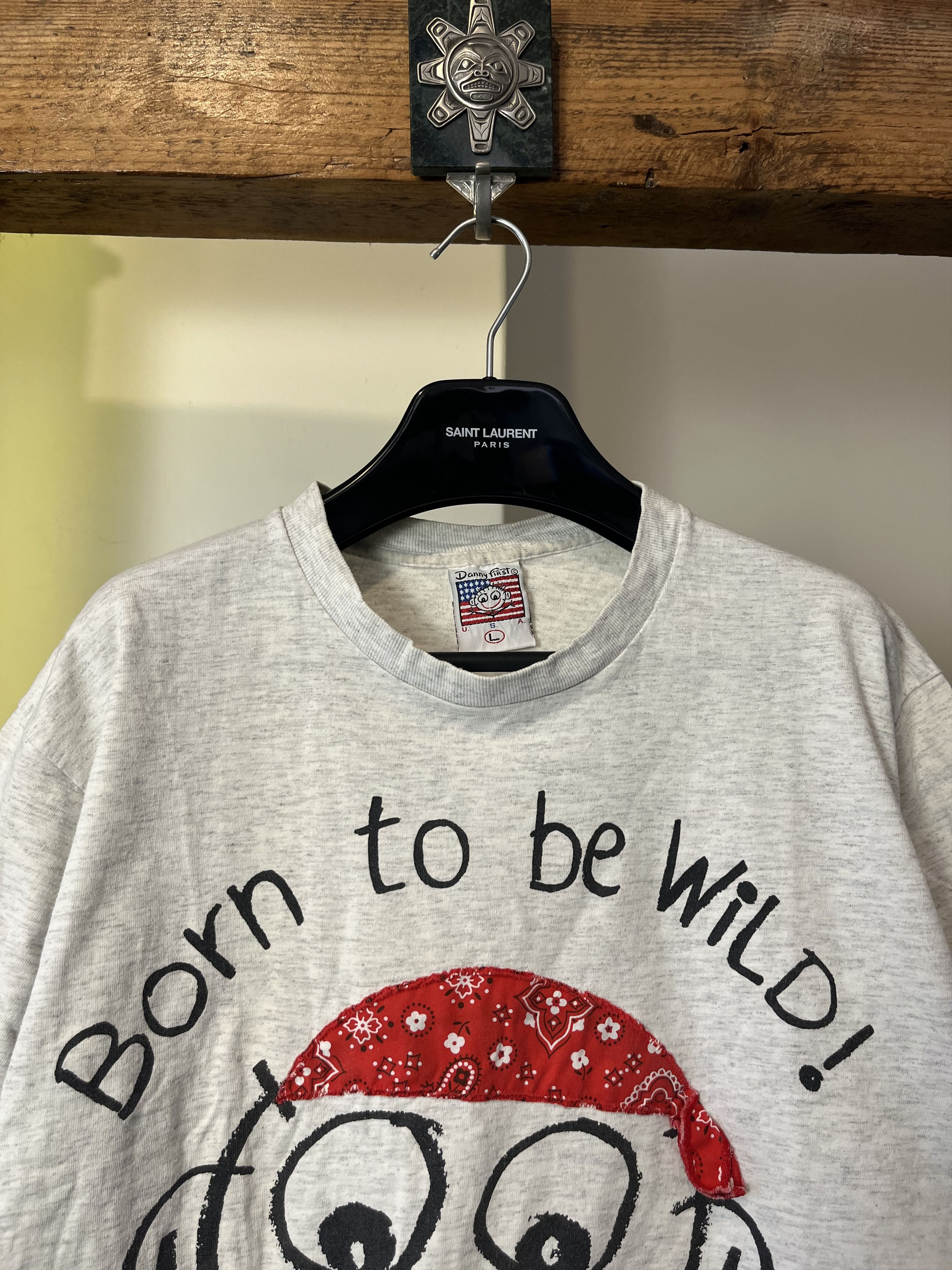 Cartoon Network × Vintage Made in USA 90s Danny First Born To Be Wild Hip Hop Art Size US L / EU 52-54 / 3 - 2 Thumbnail