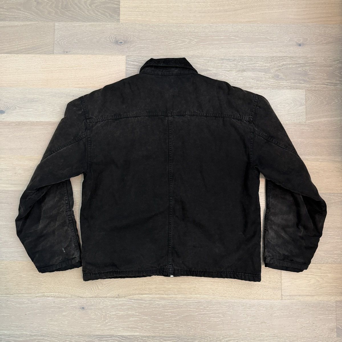 Stussy Stussy Washed Canvas Shop Work Jacket ‘Black’ Size US XL / EU 56 / 4 - 2 Thumbnail