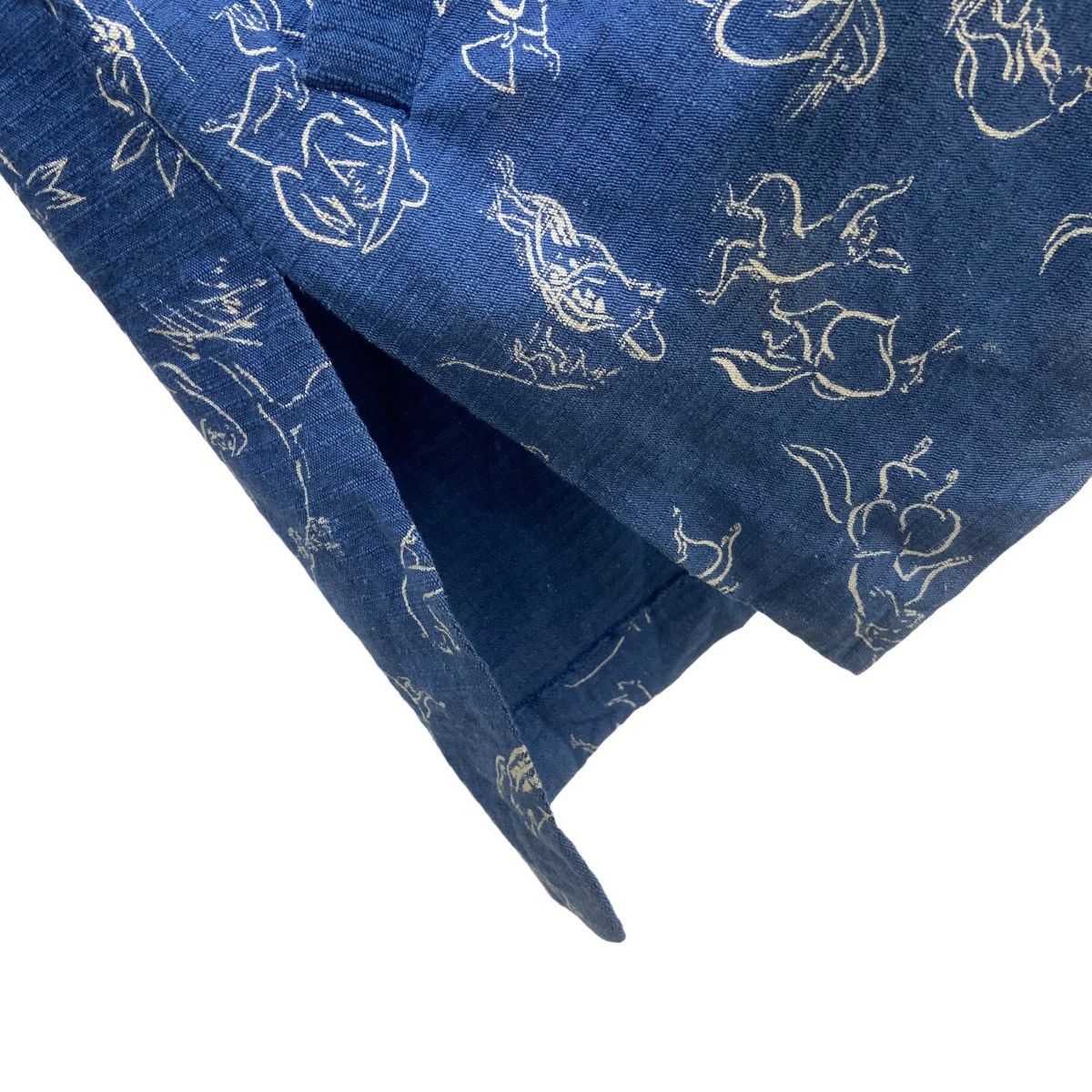Japanese Brand Japanese Traditional Sashiko Kendo Kurama Print Buttonlesss Size US S / EU 44-46 / 1 - 23 Thumbnail