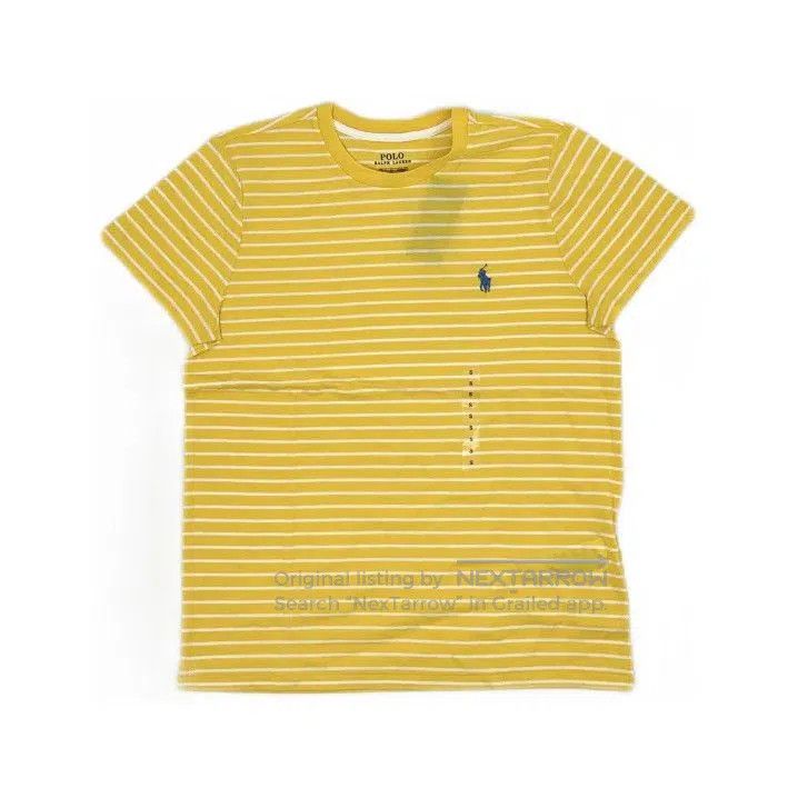 Polo Ralph Lauren Polo Ralph Lauren Yellow Striped Short Sleeve Shirt. Size US S / EU 44-46 / 1 - 2 Thumbnail