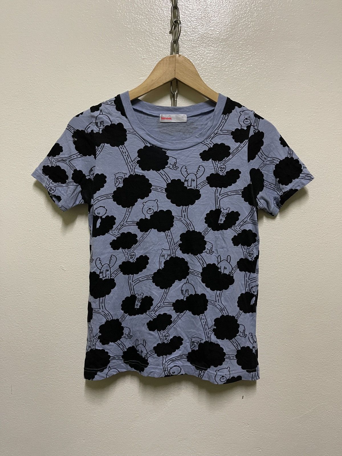 Issey Miyake × Japanese Brand × Ne-Net Ne-net Full Print T Shirt Size M / US 6-8 / IT 42-44 - 1 Thumbnail