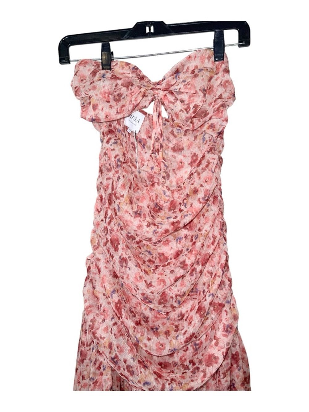 MISA Los Angeles MISA Los Angeles Monet Dress XS Pink Floral Strapless Maxi Size XS / US 0-2 / IT 36-38 - 7 Thumbnail