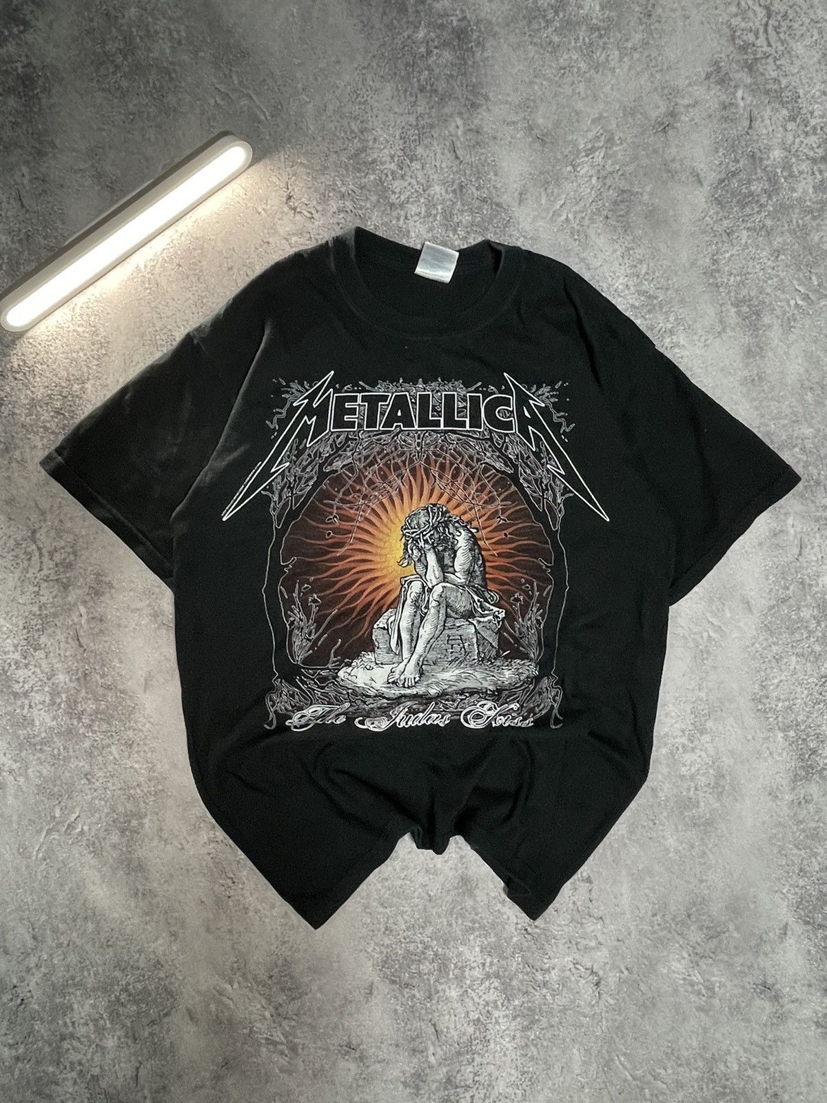 Band Tees Vtg METALLICA Faded Y2K '08 Judas Kiss Band Tee Size US M / EU 48-50 / 2 - 1 Thumbnail