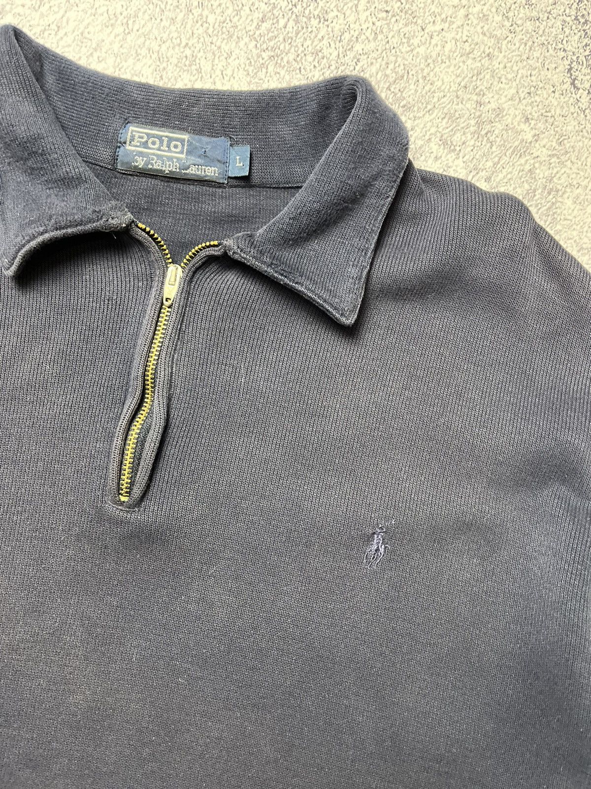 Polo Ralph Lauren Vintage Polo Ralph Lauren Distressed Sweatshirt Y2K Rare Size US L / EU 52-54 / 3 - 6 Thumbnail