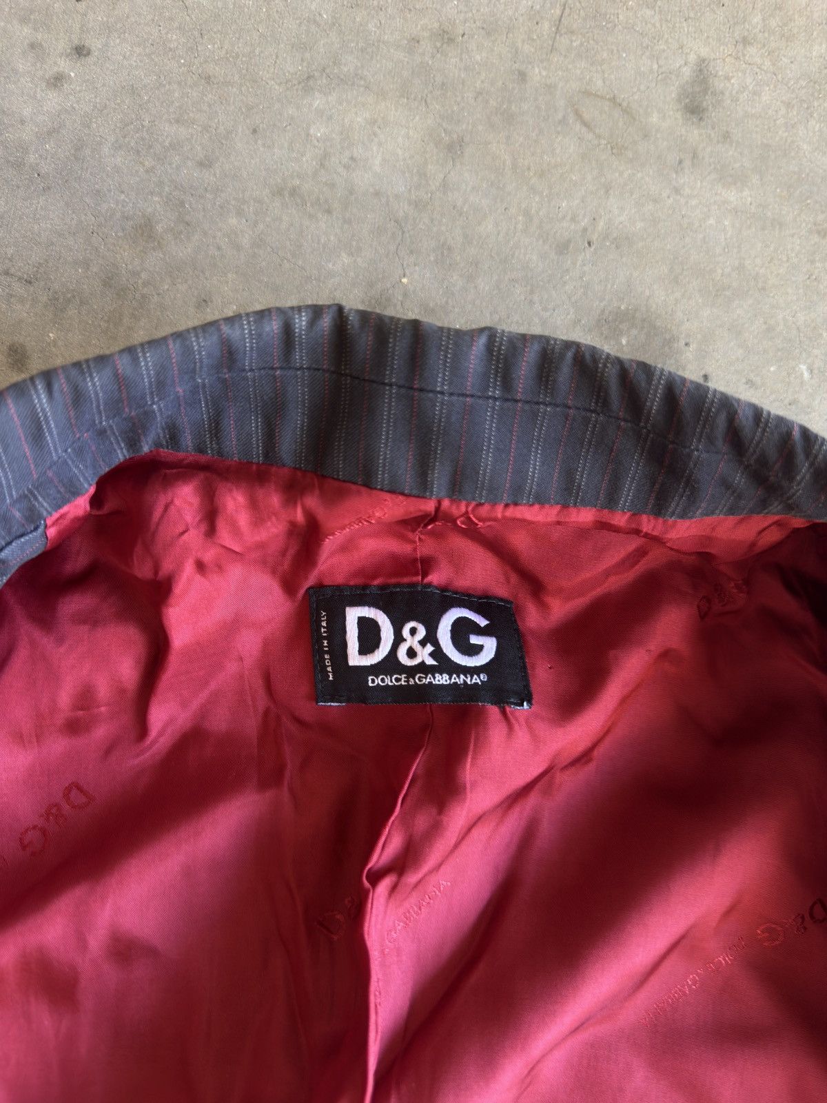 Dolce & Gabbana Dolce & Gabbana Made In Italy Cotton Blend Peak Lapel Blazer Size 42R - 5 Thumbnail