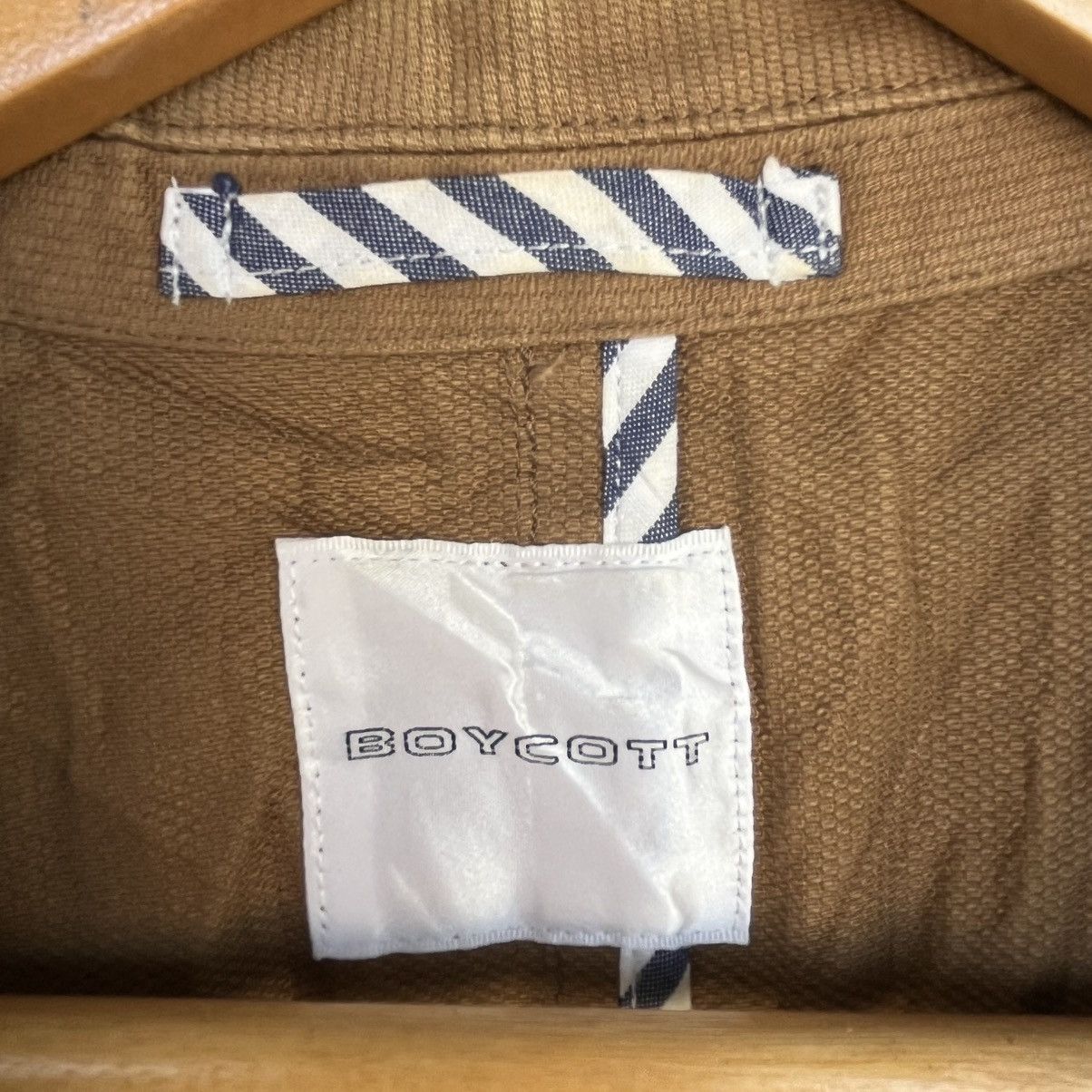 Other Vintage Boycott Brown Jacket With Pockets Pullover Size L Size US L / EU 52-54 / 3 - 10 Thumbnail