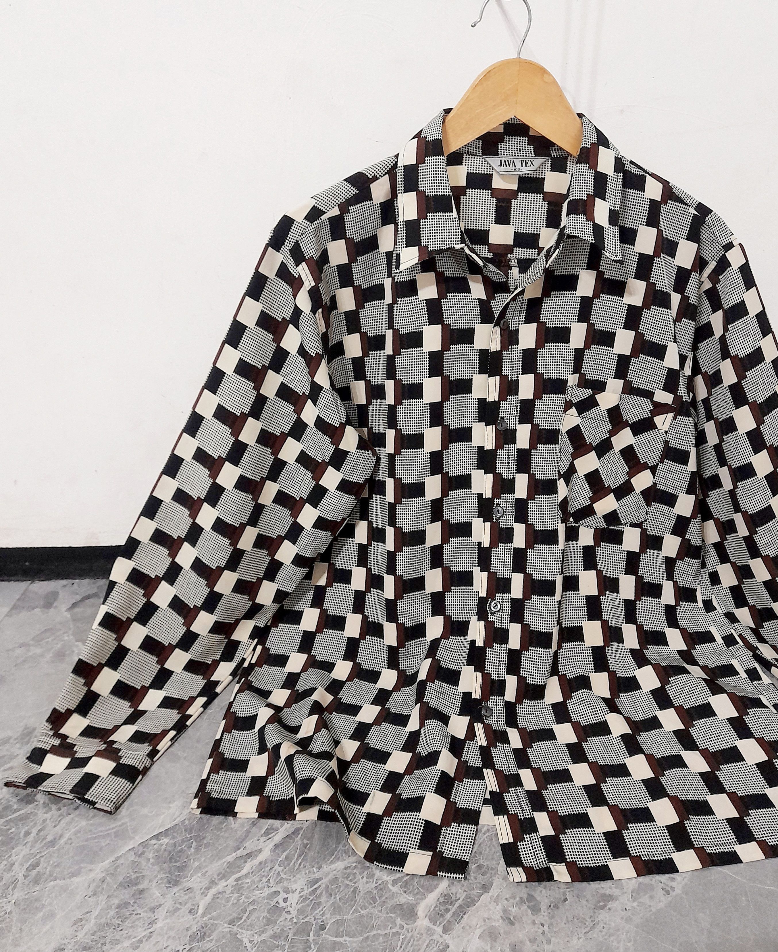 Designer 💥plaid💥 Longsleeve buton up x shirt buton up Size US L / EU 52-54 / 3 - 4 Thumbnail