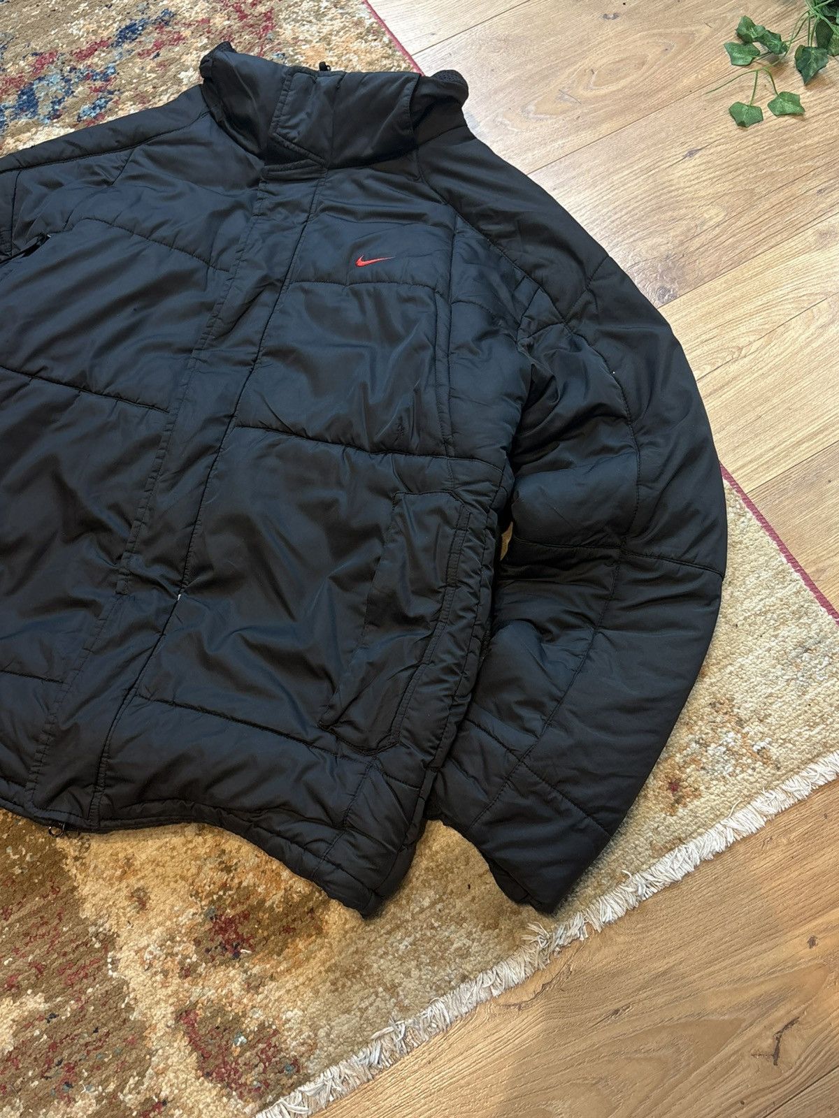 Nike 00s Nike Vintage Swoosh Logo Down Jacket Rare Y2K Size US L / EU 52-54 / 3 - 4 Thumbnail