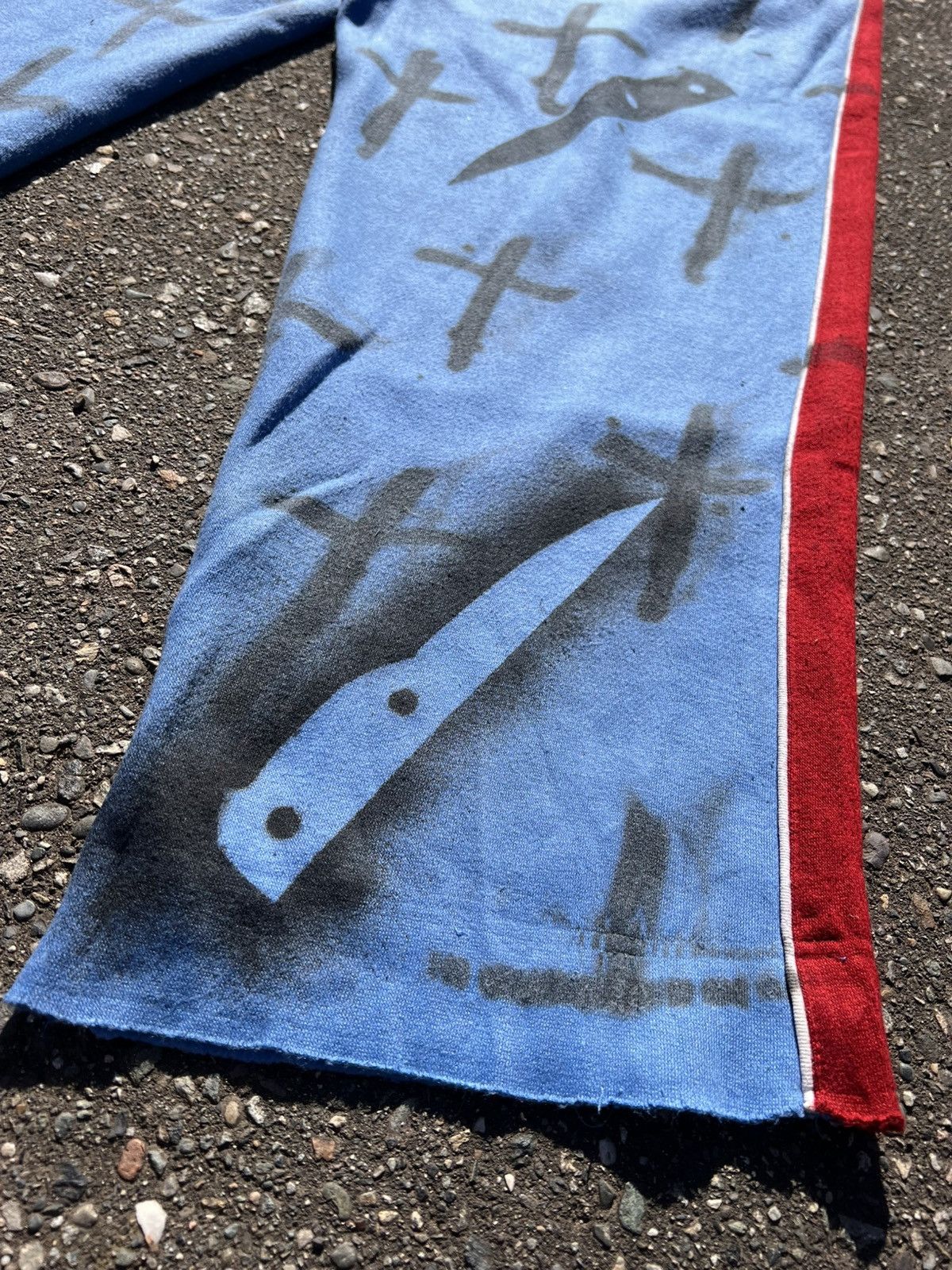 Vintage NovocentoNovantanove stencil baggy sweatpants Size US 36 / EU 52 - 6 Thumbnail