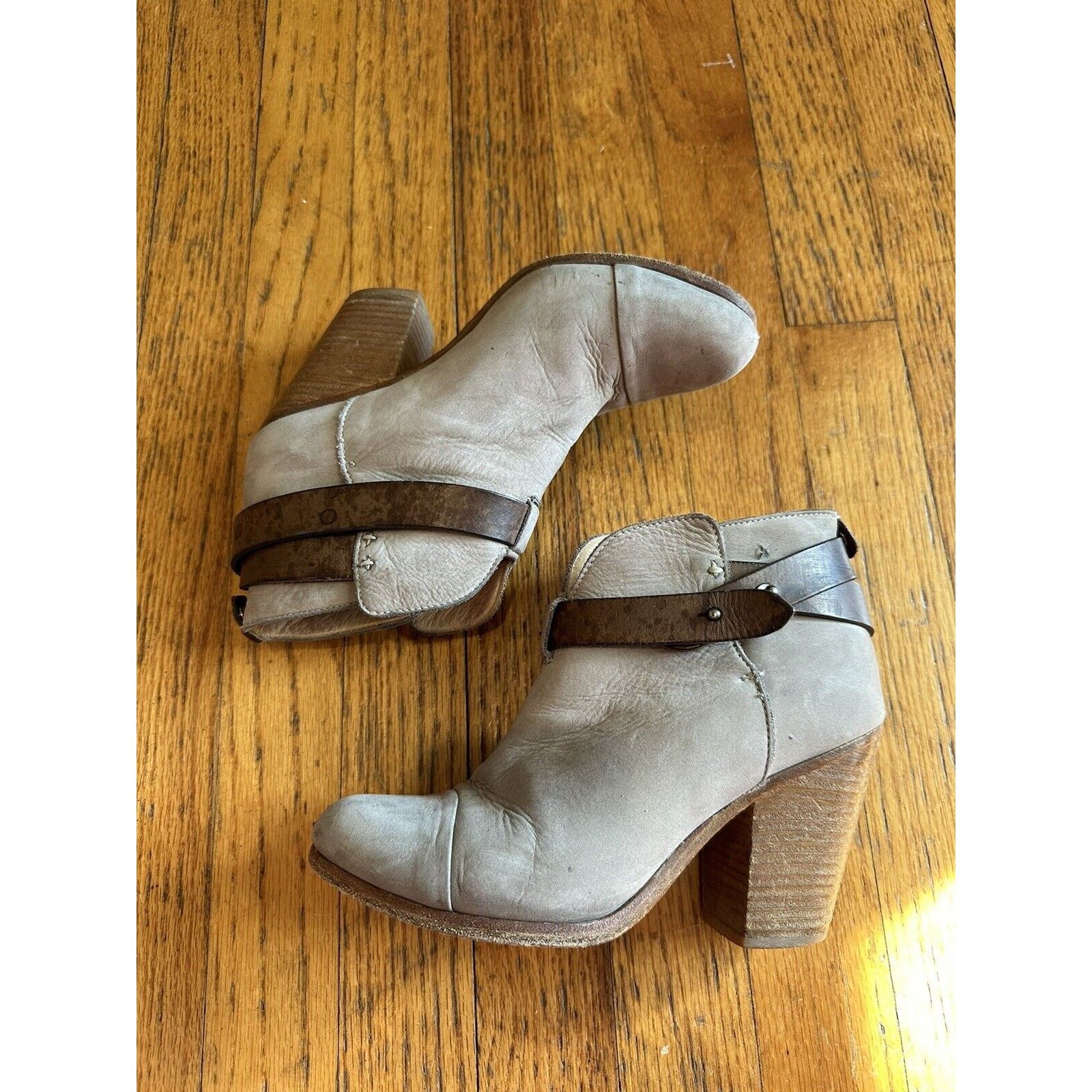 Rag & Bone Rag & Bone Size 37 Harrow Gray Leather Ankle Boots Casual Size US 6.5 / IT 36.5 - 12 Thumbnail