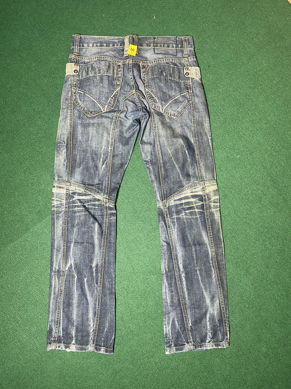 If Six Was Nine Red Bridge Distressed Jeans Size US 32 / EU 48 - 5 Thumbnail