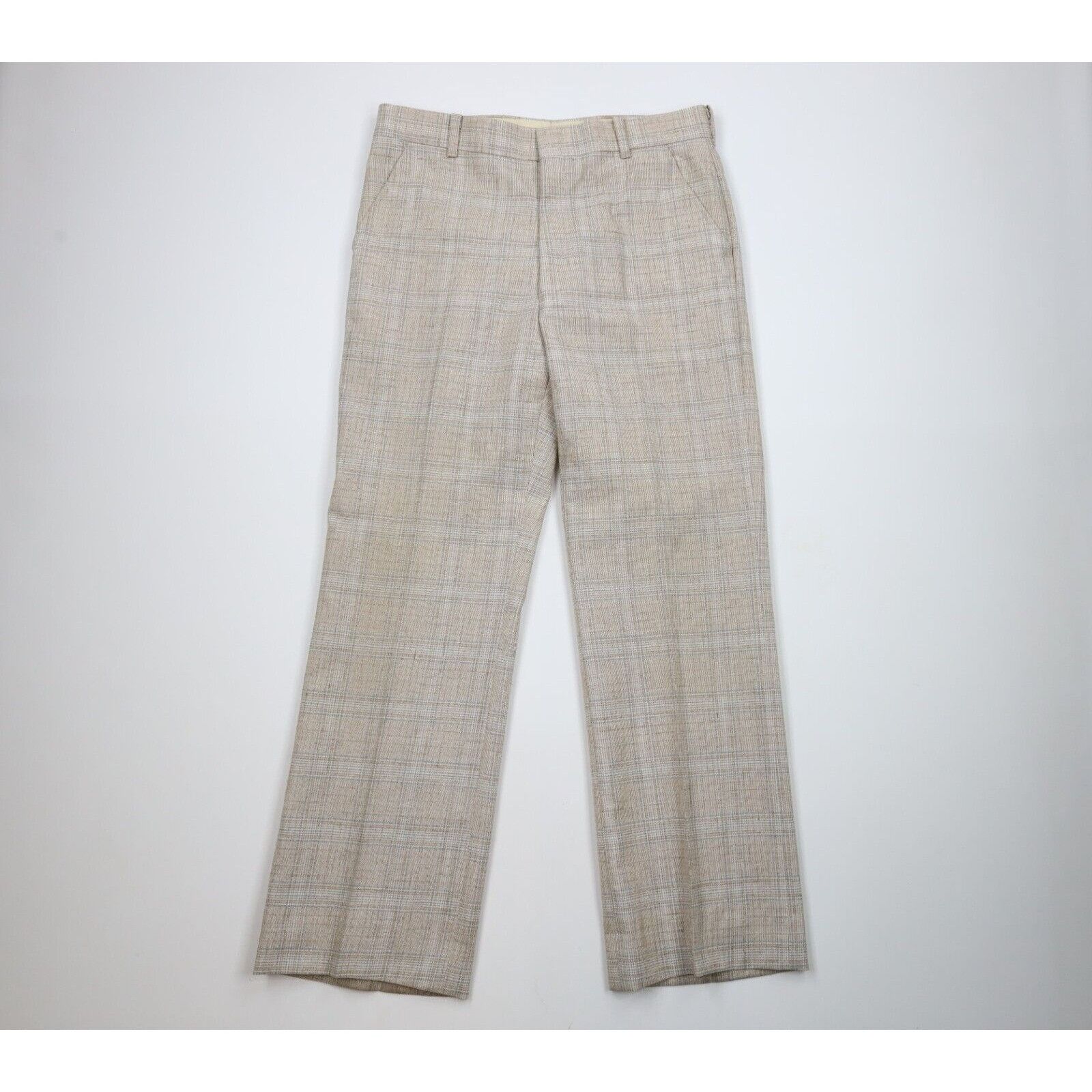 Vintage Vintage 70s Streetwear 3 Piece Wool Suit Wedding Size 42R - 10 Thumbnail