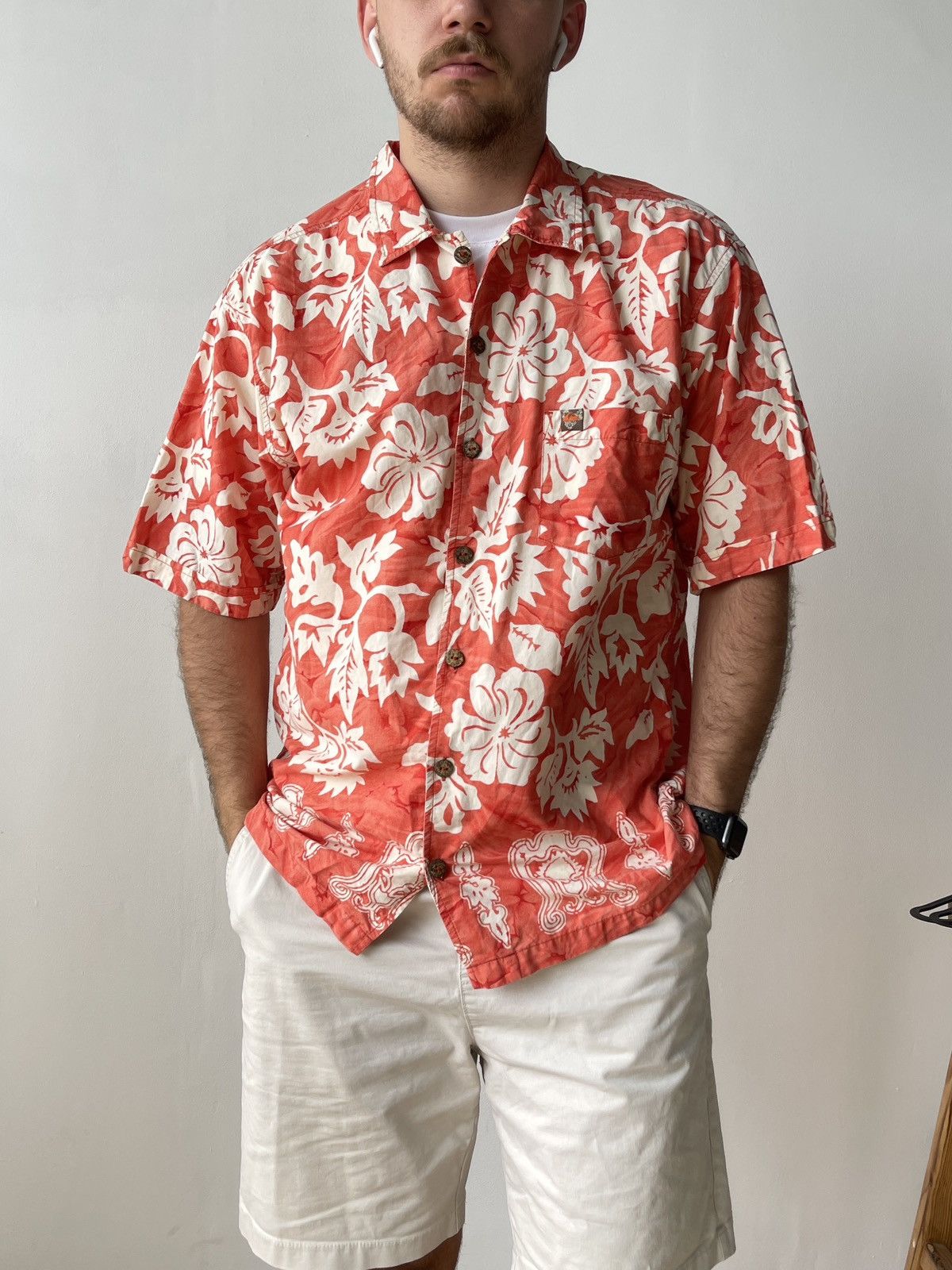 Quiksilver Vintage Quiksilver Hawaiian Shirt Size L Size US L / EU 52-54 / 3 - 1 Thumbnail