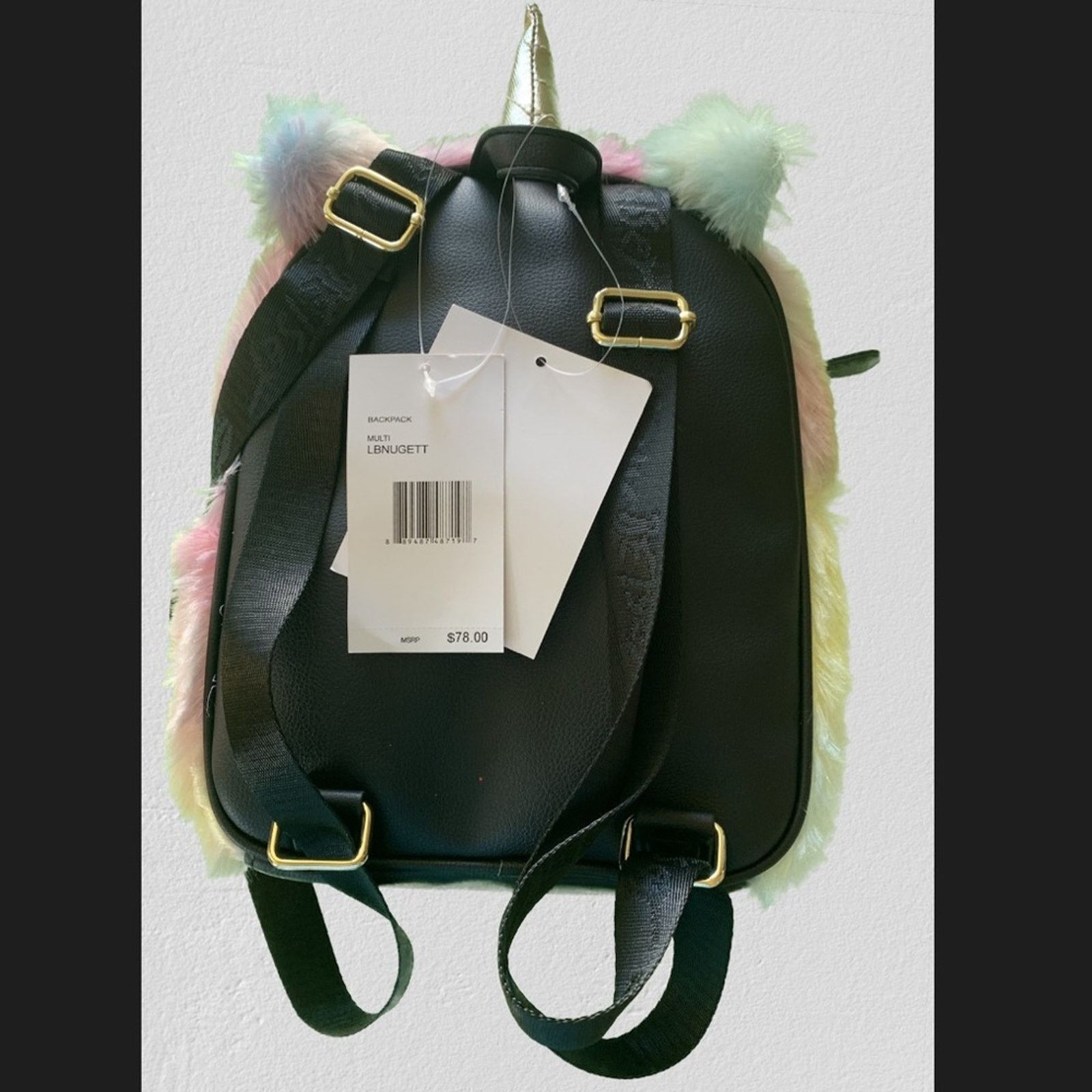 Luv Betsey Johnson Rainbow Unicorn Backpack Betsey Johnson Rainbow Backpack Luv Betsey Johnson Rainbow  main image 2