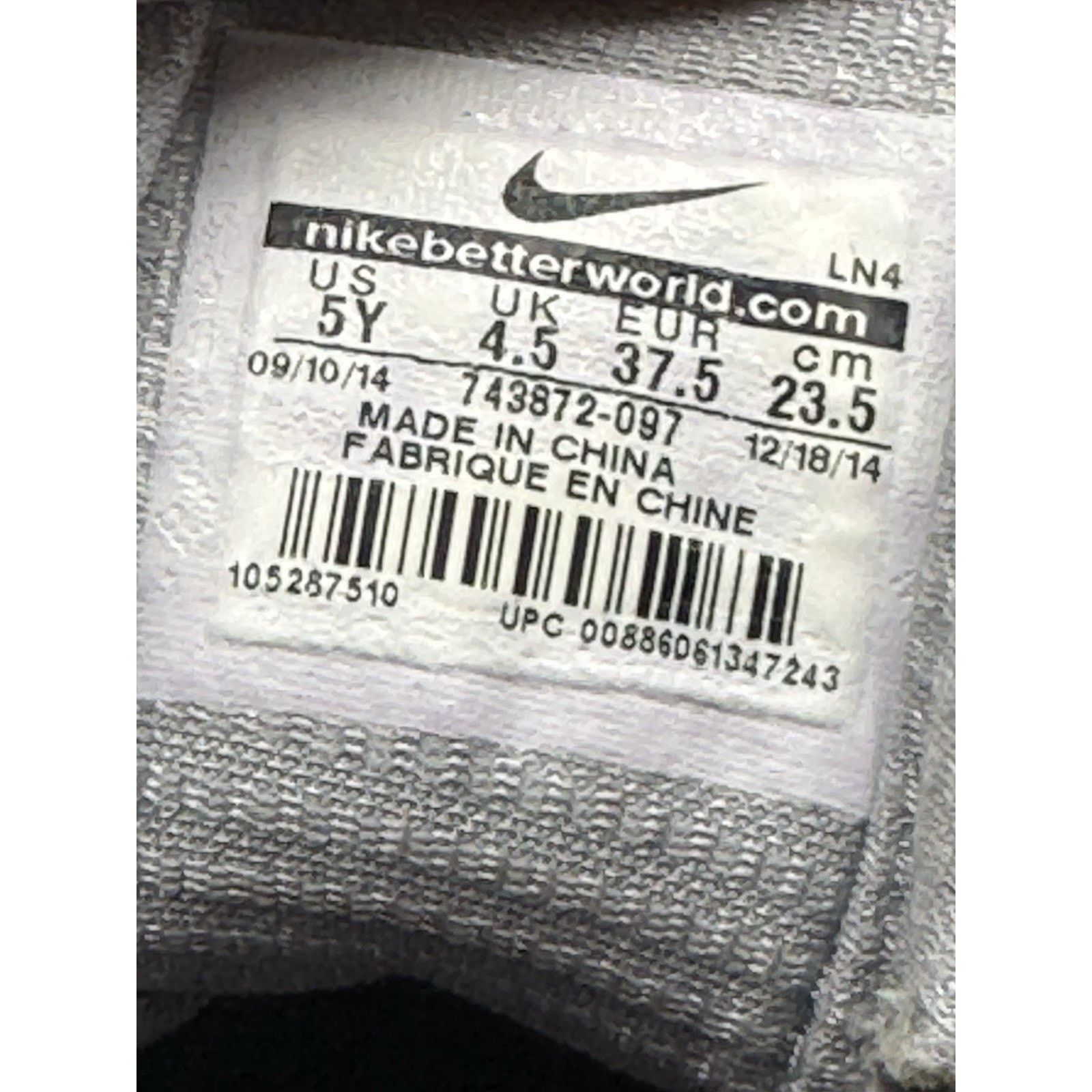 Nike Size 5 (GS) - Nike Kobe 10 Low All Star NBS461 Size US 5 / IT 35 - 6 Thumbnail