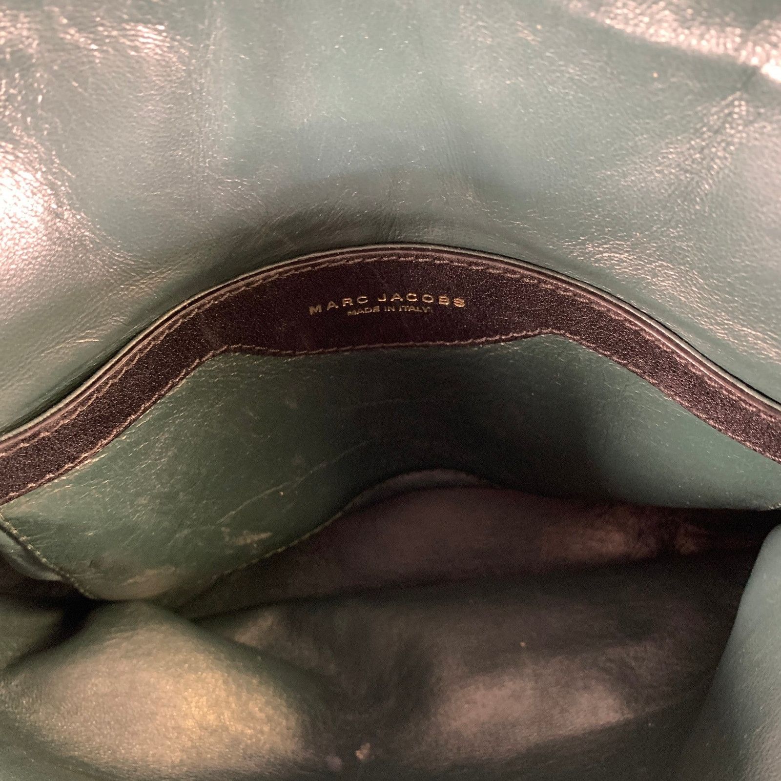Marc Jacobs MARC JACOBS Black Brown Leather Satchel top Handles Handbag Size ONE SIZE - 10 Thumbnail