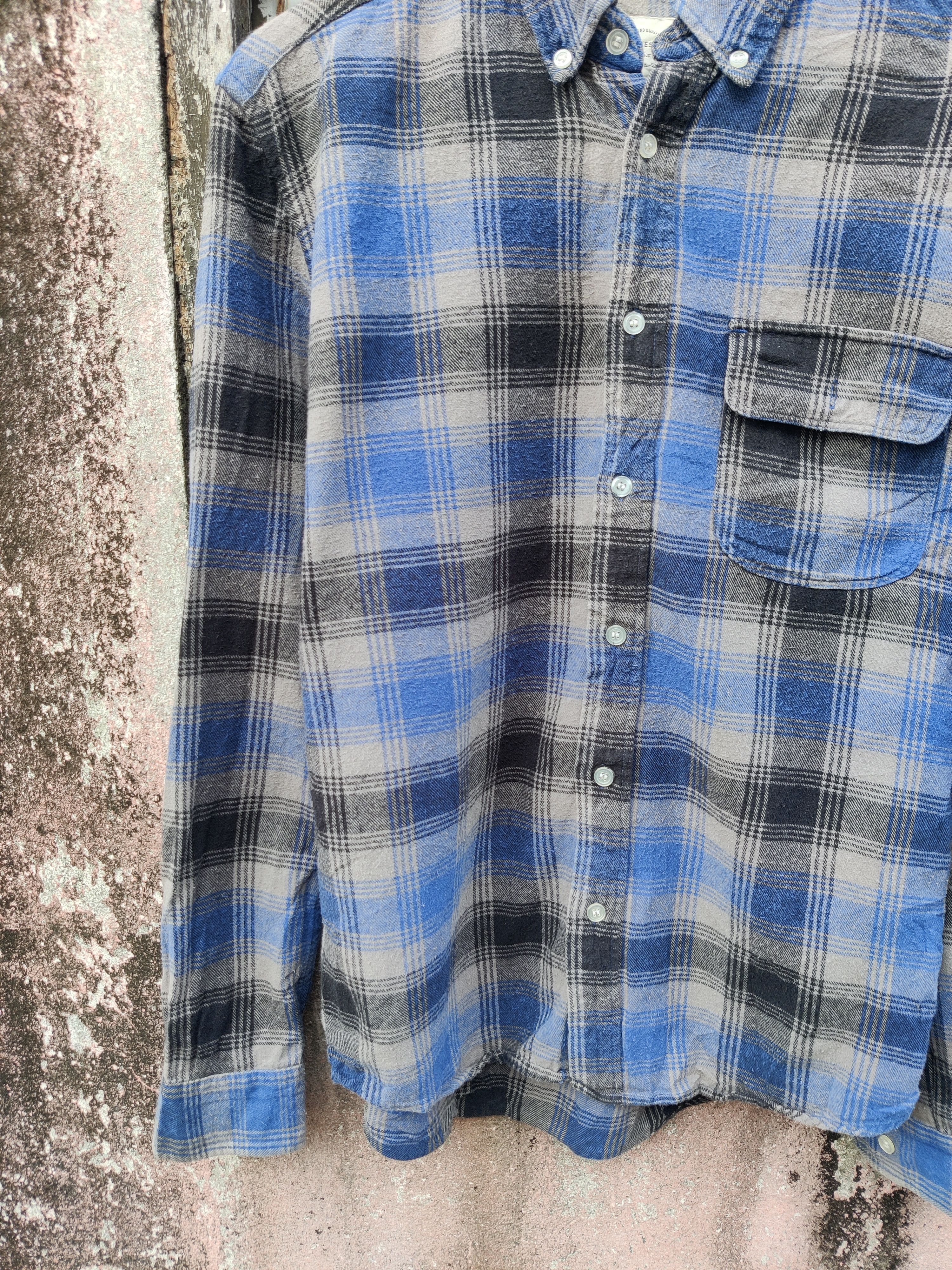 Vintage Vintage Urban Research Checkers Flannel Shirt Size US M / EU 48-50 / 2 - 2 Thumbnail