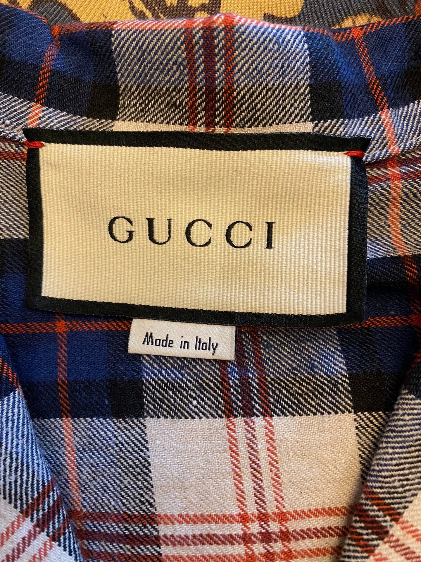 Gucci GUCCI Linen Short Sleeve Shirt 46 Size US S / EU 44-46 / 1 - 4 Thumbnail