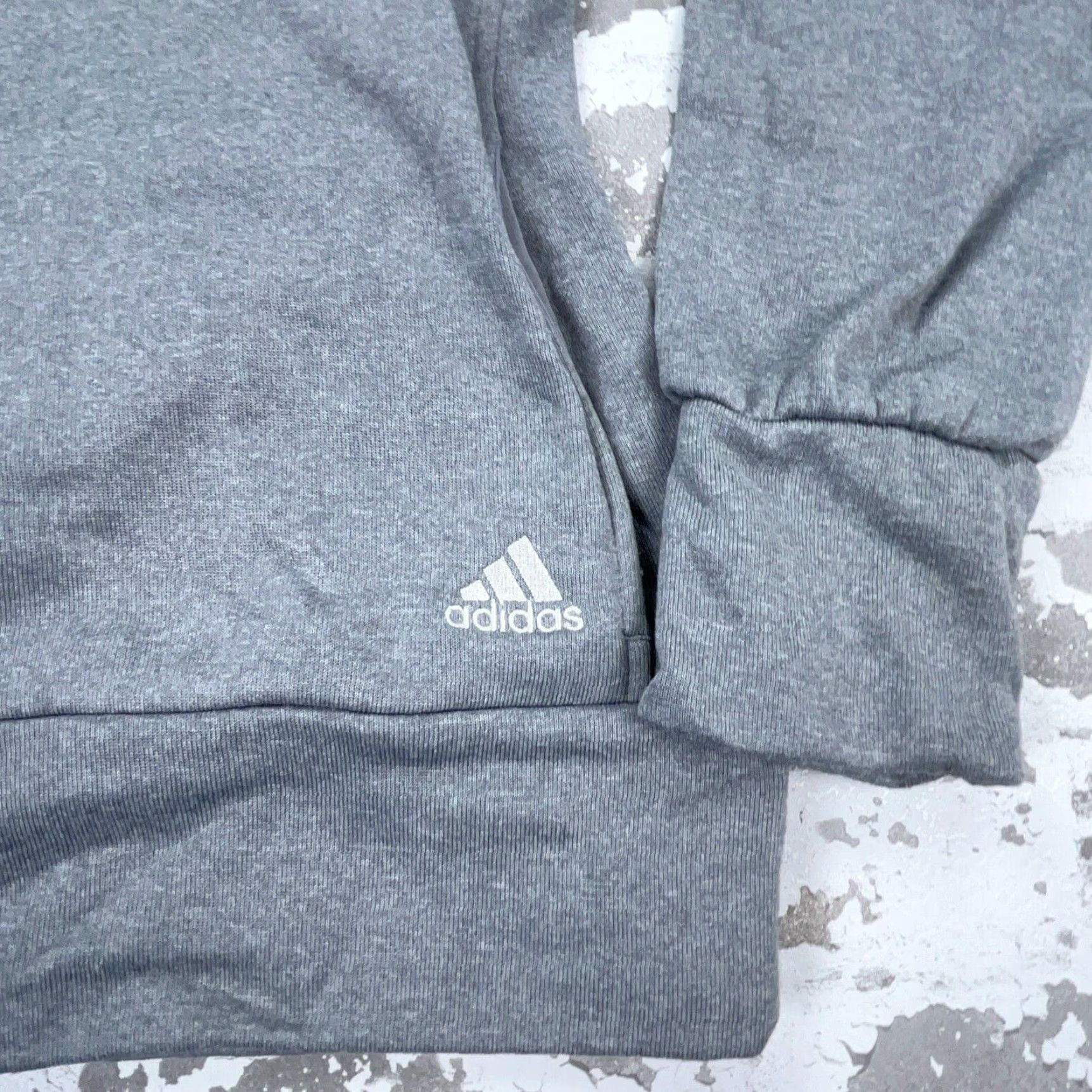 Adidas Adidas Sweatshirt Men M Gray White Pullover 1/4 Zip Climawarm All Seasons Breathable Lightweight Pocket Logo Classic Street Urban Sports 90s Mens Size US M / EU 48-50 / 2 - 3 Thumbnail