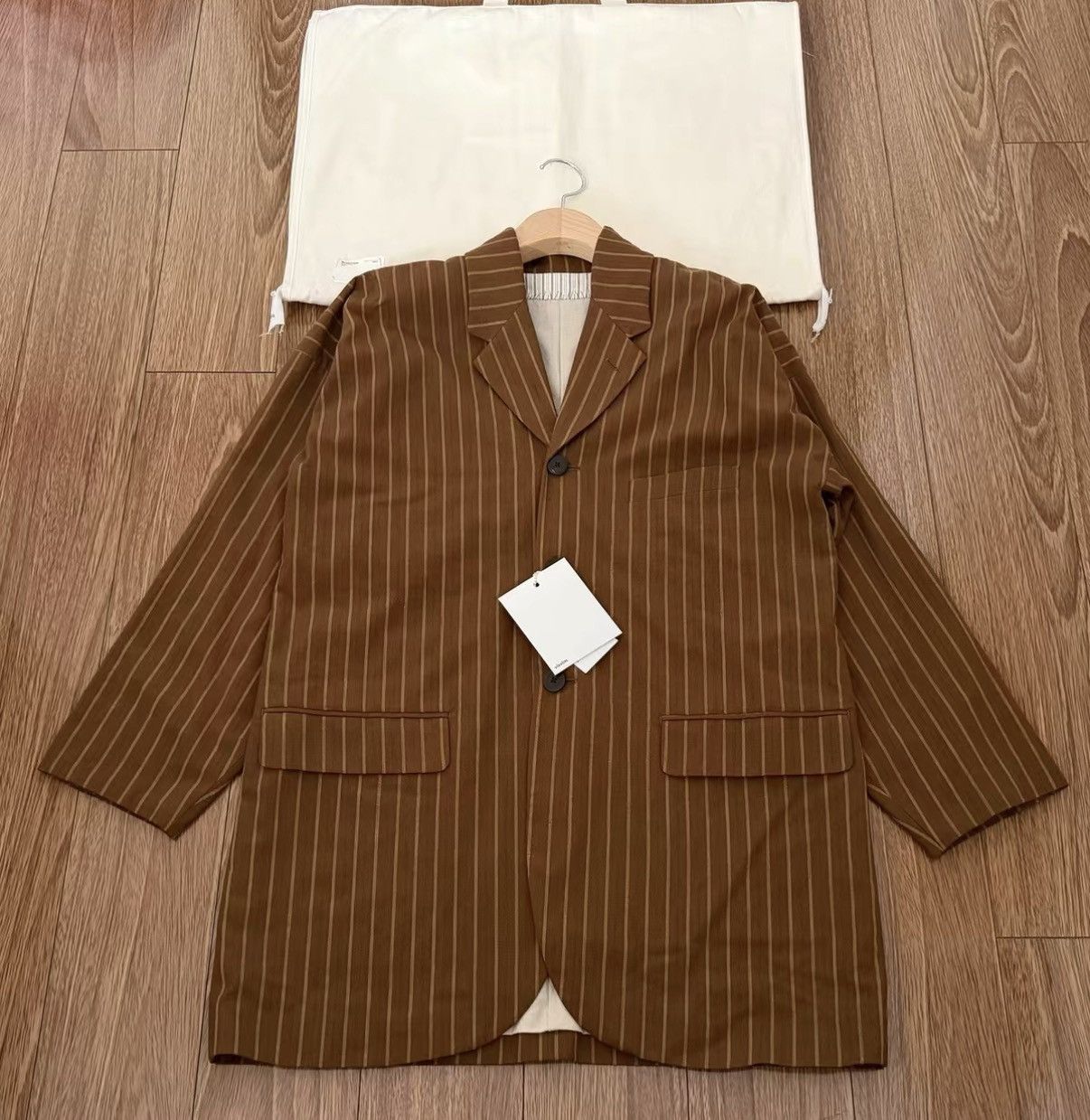 Visvim VISVIM ASCOT CONOID JKT SANTOME Exquisite striped blazer Size US S / EU 44-46 / 1 - 1 Thumbnail