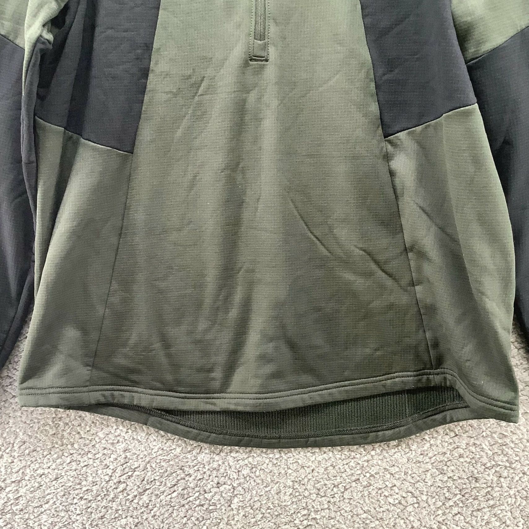 Under Armour Under Armour Sweatshirt Pullover Mens L Zip Army Green Fleece Lined 1/2 Zip Sport Gym Training Size US L / EU 52-54 / 3 - 3 Thumbnail
