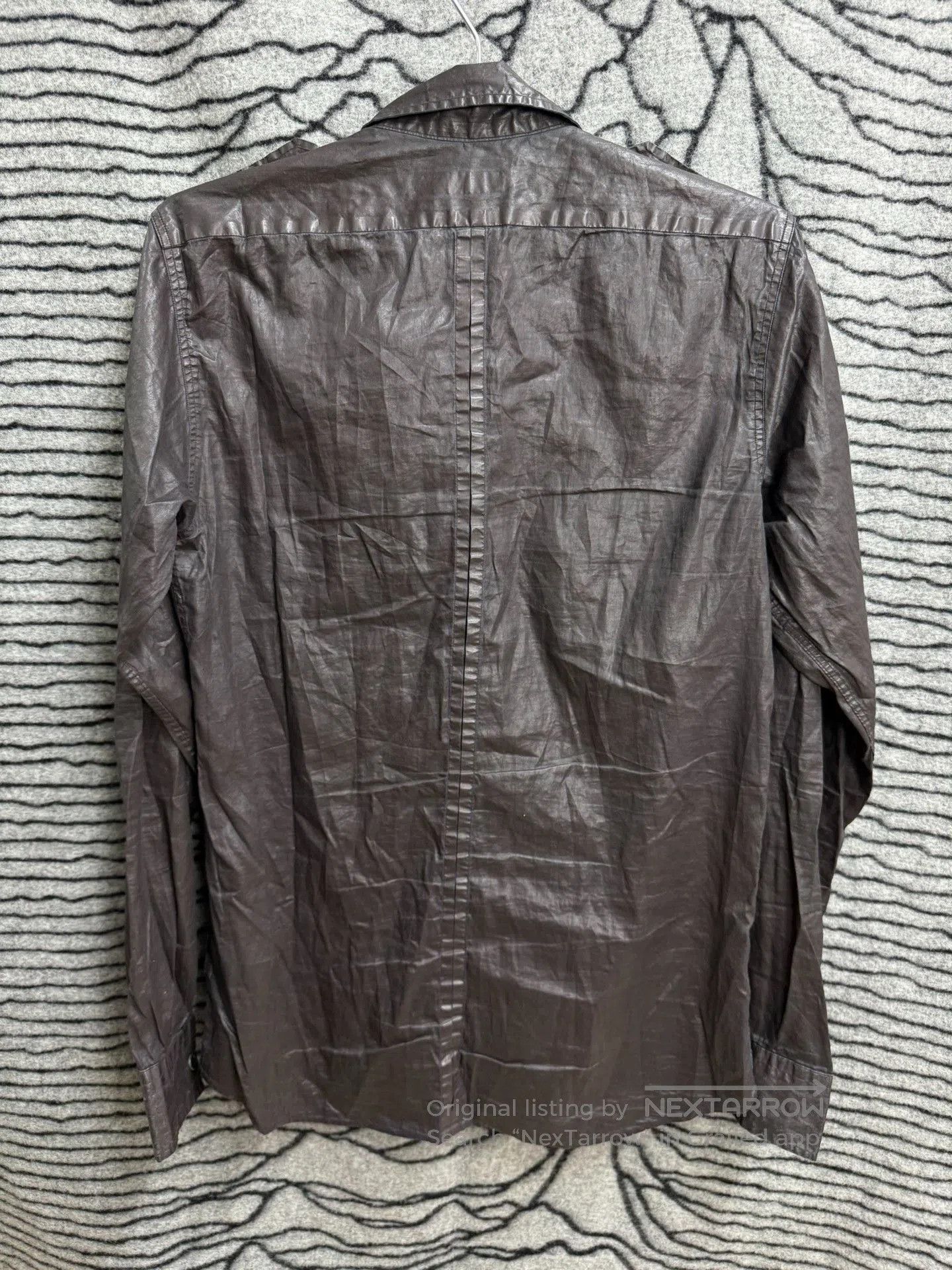 Dries Van Noten Dries van Noten Waxed Denim Shirt. Size US S / EU 44-46 / 1 - 5 Thumbnail