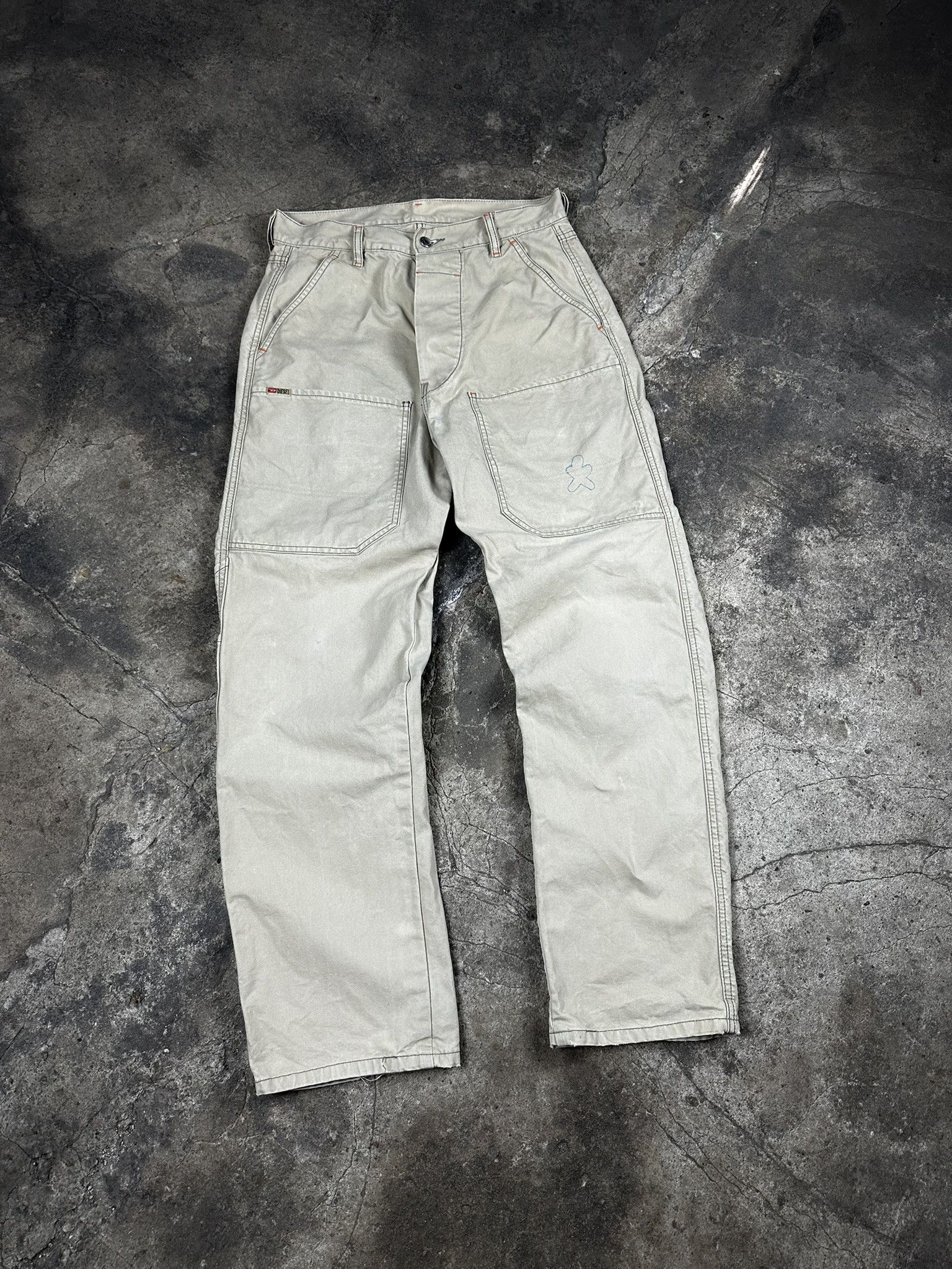 Diesel Vintage Diesel Doubleknee Oversized Pants Workwear Size US 30 / EU 46 - 1 Thumbnail