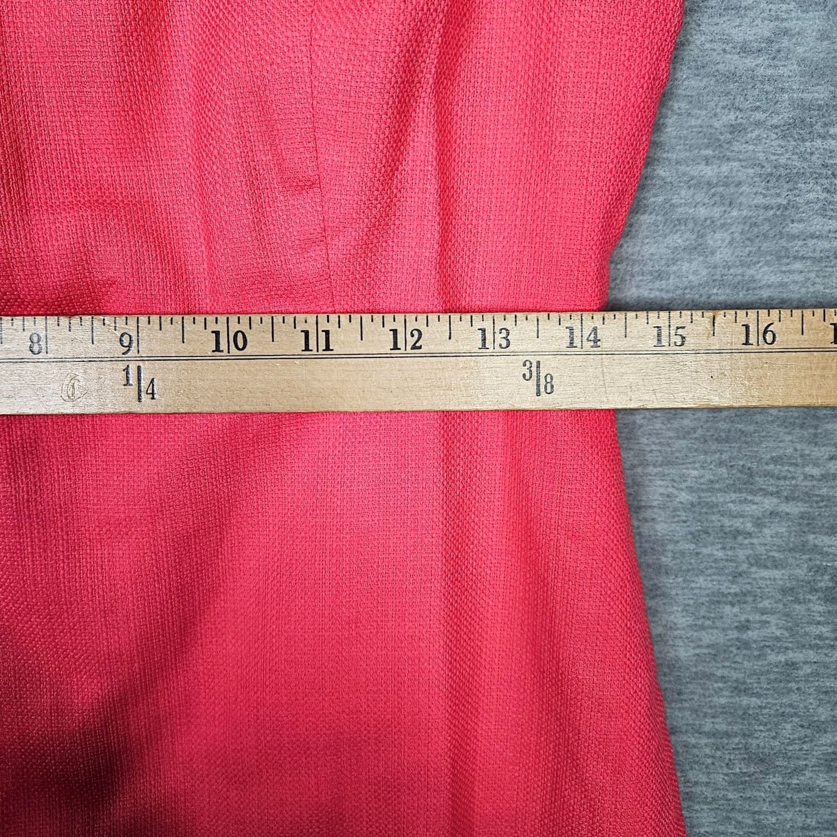 J.Crew VINTAGE J.CREW Shirt Womens Size 6 Pink Sheath Cotton Lined Square Neck Sleeveless Dress Size M / US 6-8 / IT 42-44 - 6 Thumbnail