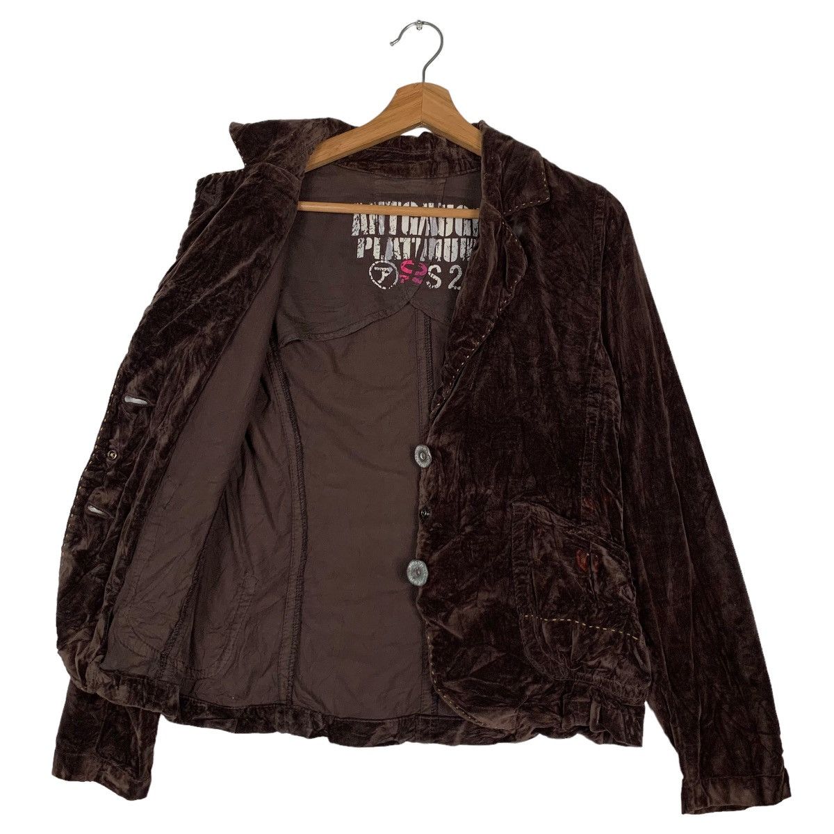 Japanese Brand ANTGAUGE PLATINUM Punk Velvet Casual Jacket #0006-C1 Size S / US 4 / IT 40 - 11 Thumbnail