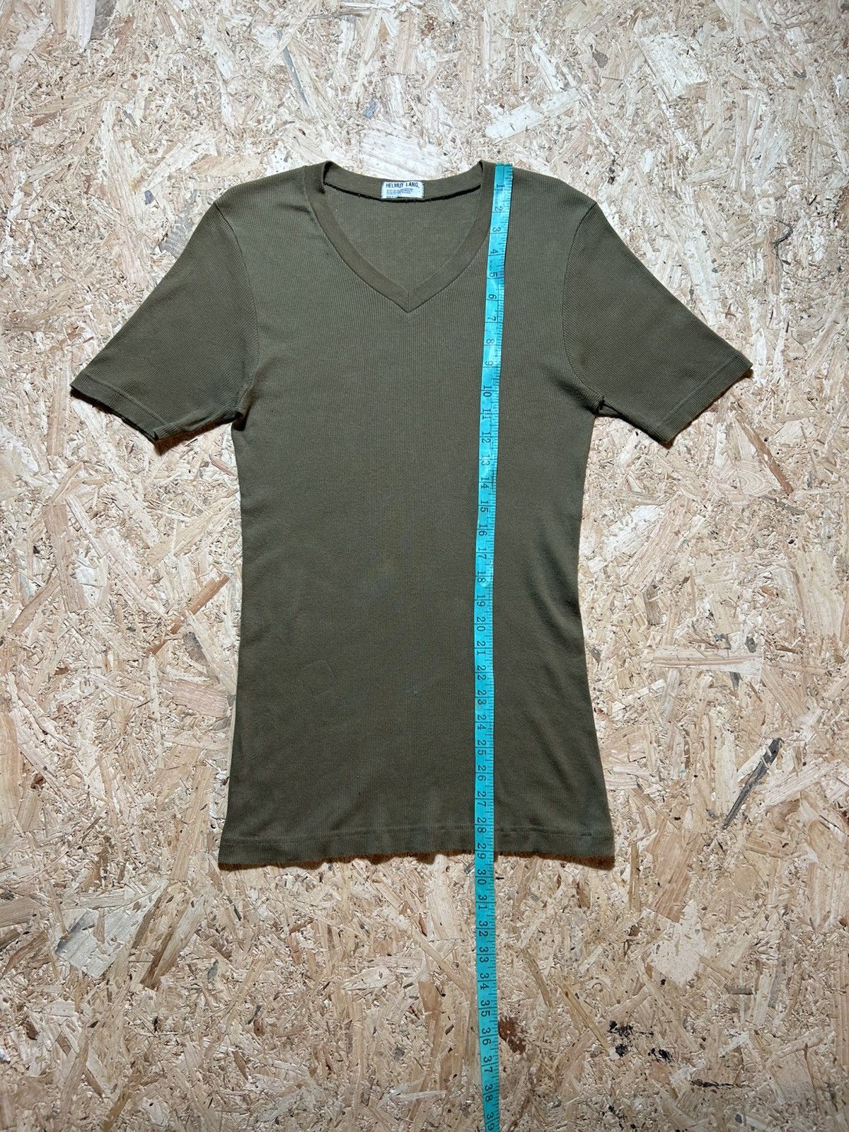 Helmut Lang Vintage Helmut Lang V Neck Tee Size US S / EU 44-46 / 1 - 14 Thumbnail
