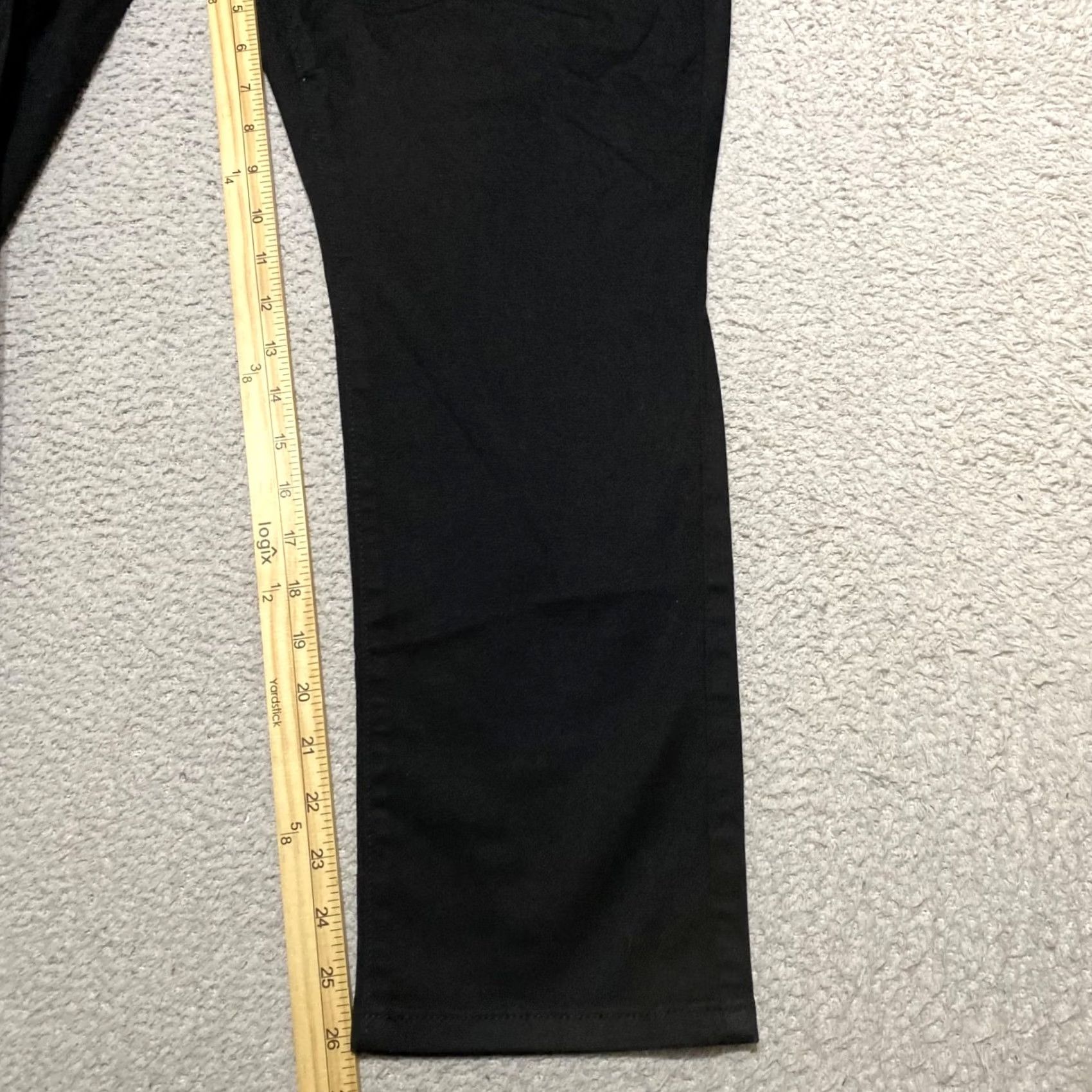 American Eagle Outfitters NWT American Eagle Womens 12P Pants Black Skinny Petites High Rise Stretch Button Zip Size 34" / US 12 / IT 48 - 7 Thumbnail