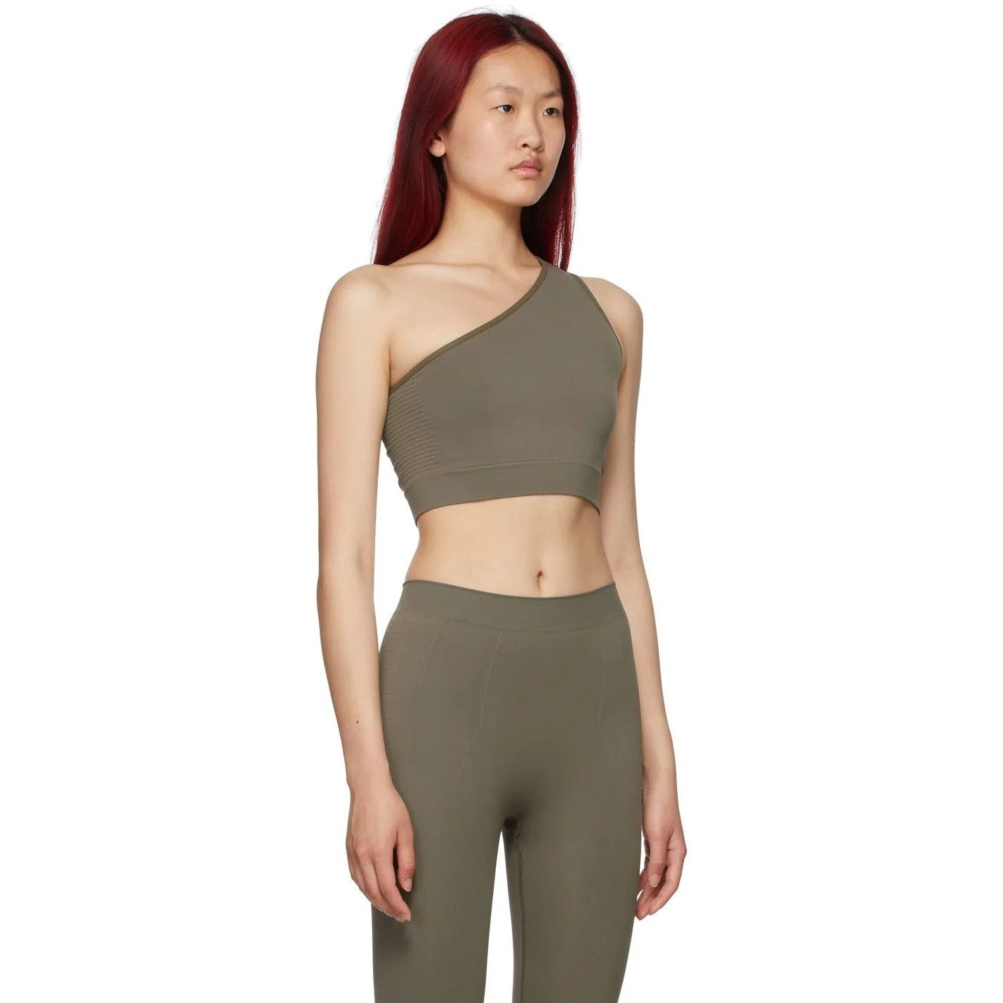 Rick Owens o1y0126 Crop Top in Military Green Size L / US 10 / IT 46 - 2 Thumbnail