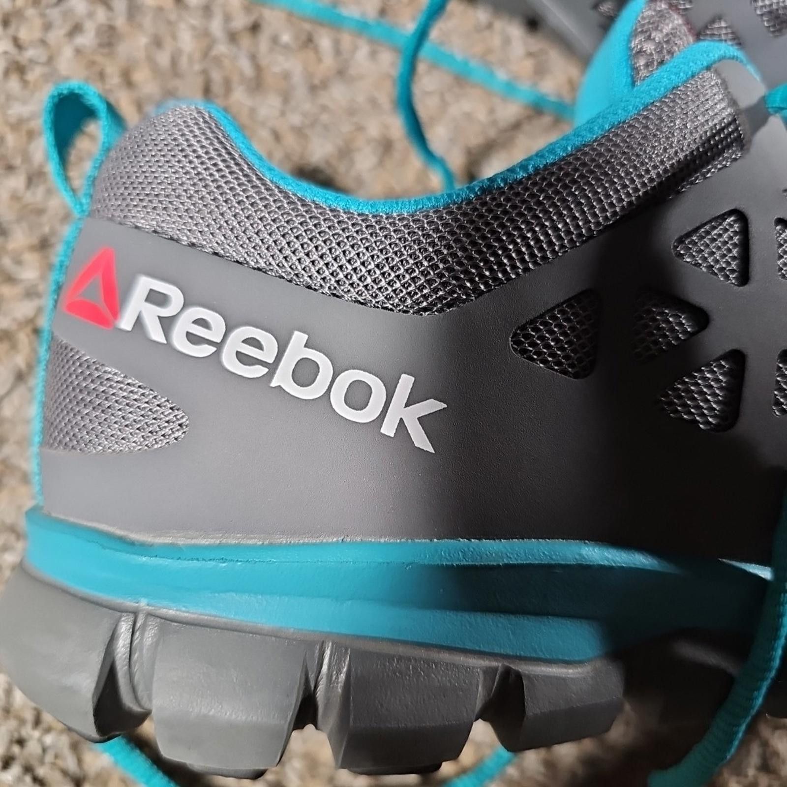 Reebok Reebok Women’s RB045 Alloy Toe Work Gray Teal Size 11M Size US 11 / IT 41 - 4 Thumbnail