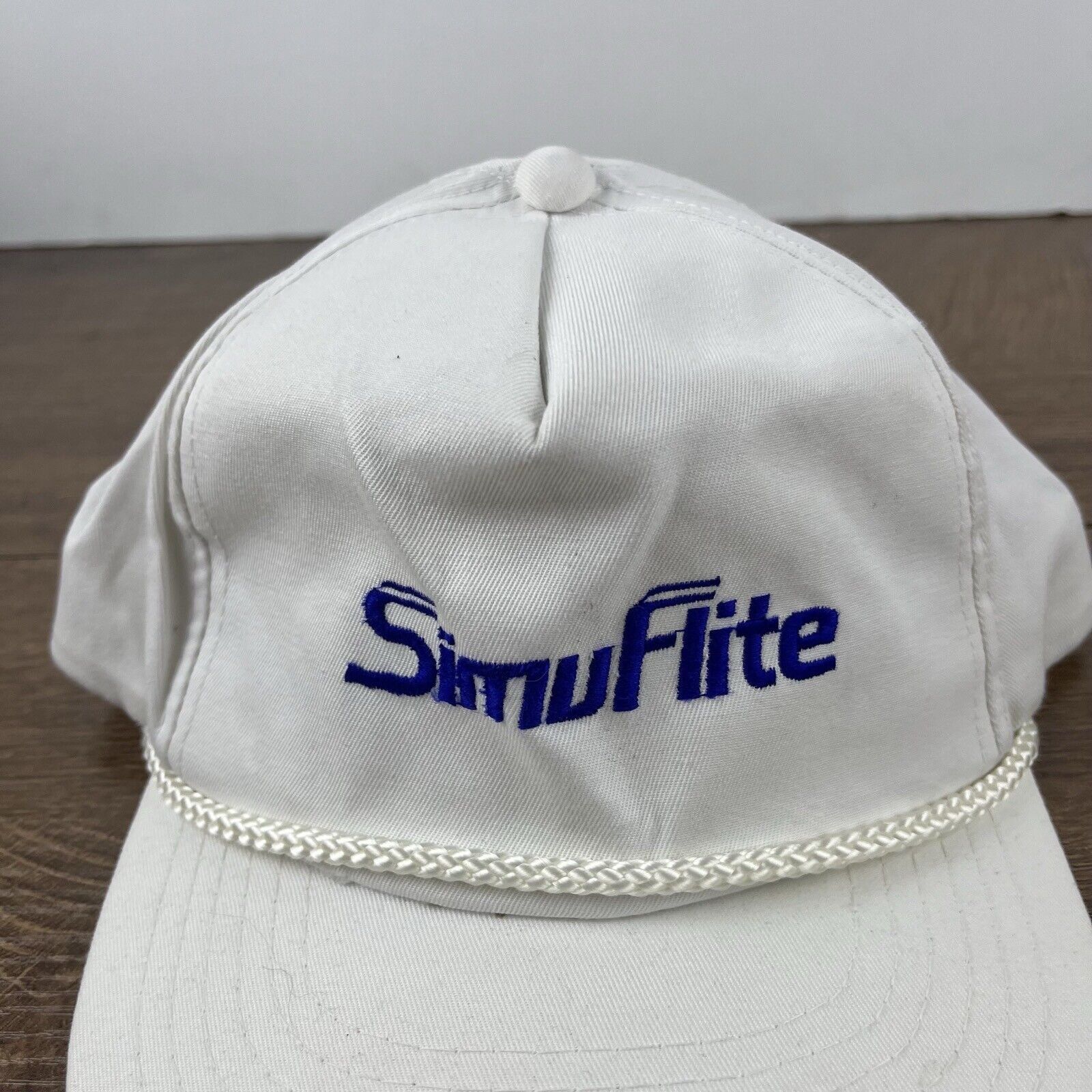 Other SimuFlite Hat Simuflite Snapback Hat White Adjustable Hat Ad Size ONE SIZE - 7 Thumbnail