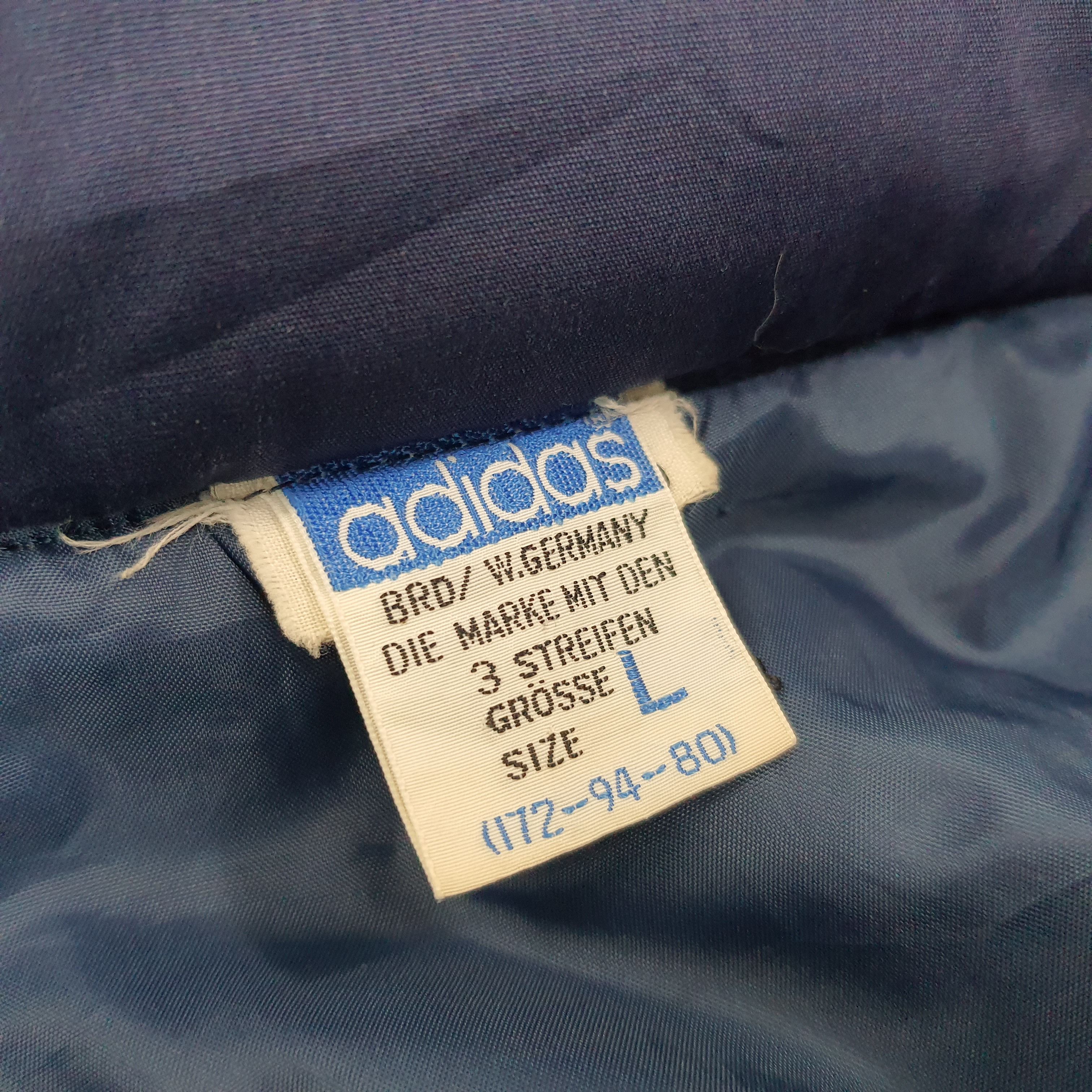 Adidas Rare Vintage 80s Adidas Jacket Three Stripes C268N6 Size US M / EU 48-50 / 2 - 4 Thumbnail