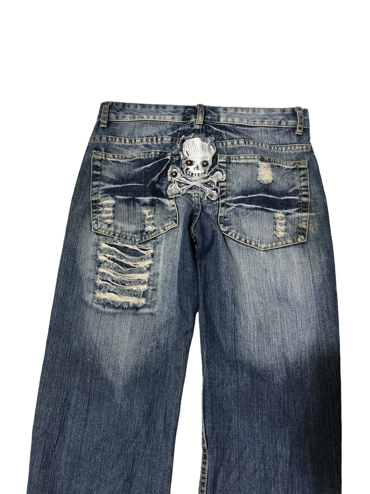 Japanese Brand Japanese brand 25 Energy distressed skull jeans Size US 32 / EU 48 - 11 Thumbnail