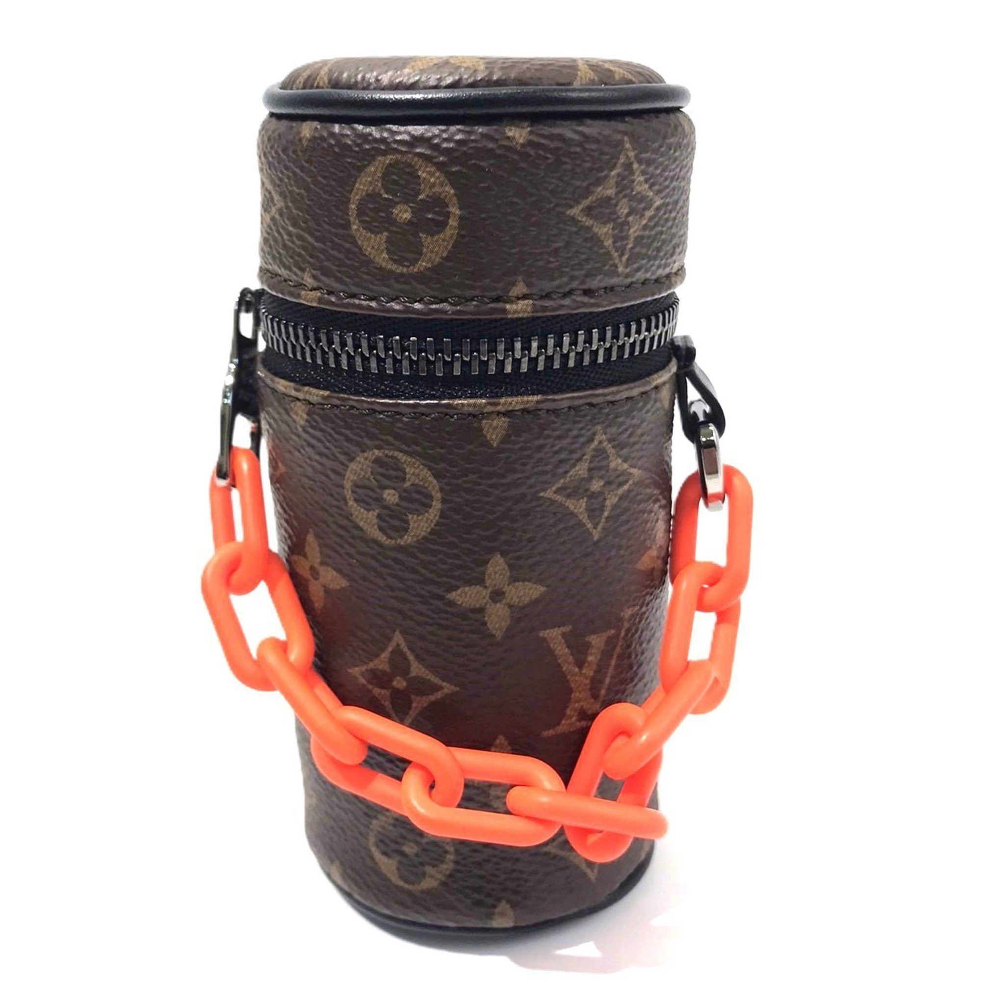 Louis Vuitton Louis Vuitton Monogram Barrel Pouch Chain Brown Orange Virgil Abloh M00966 LOUIS VUITTON Size ONE SIZE - 1 Thumbnail