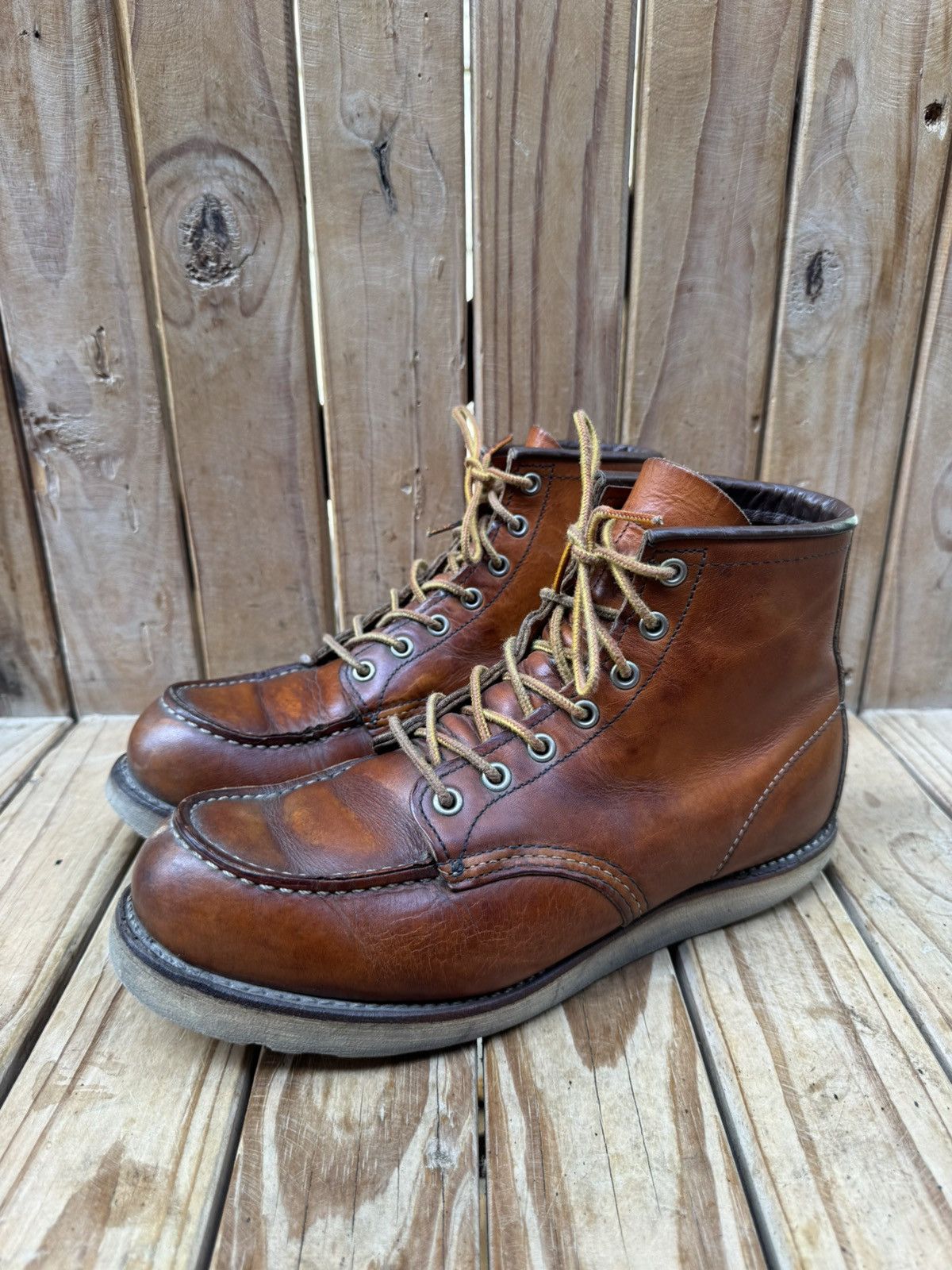 Red Wing RED WING 9070 Black Round Toe Leather Boots (US 8D) | Grailed