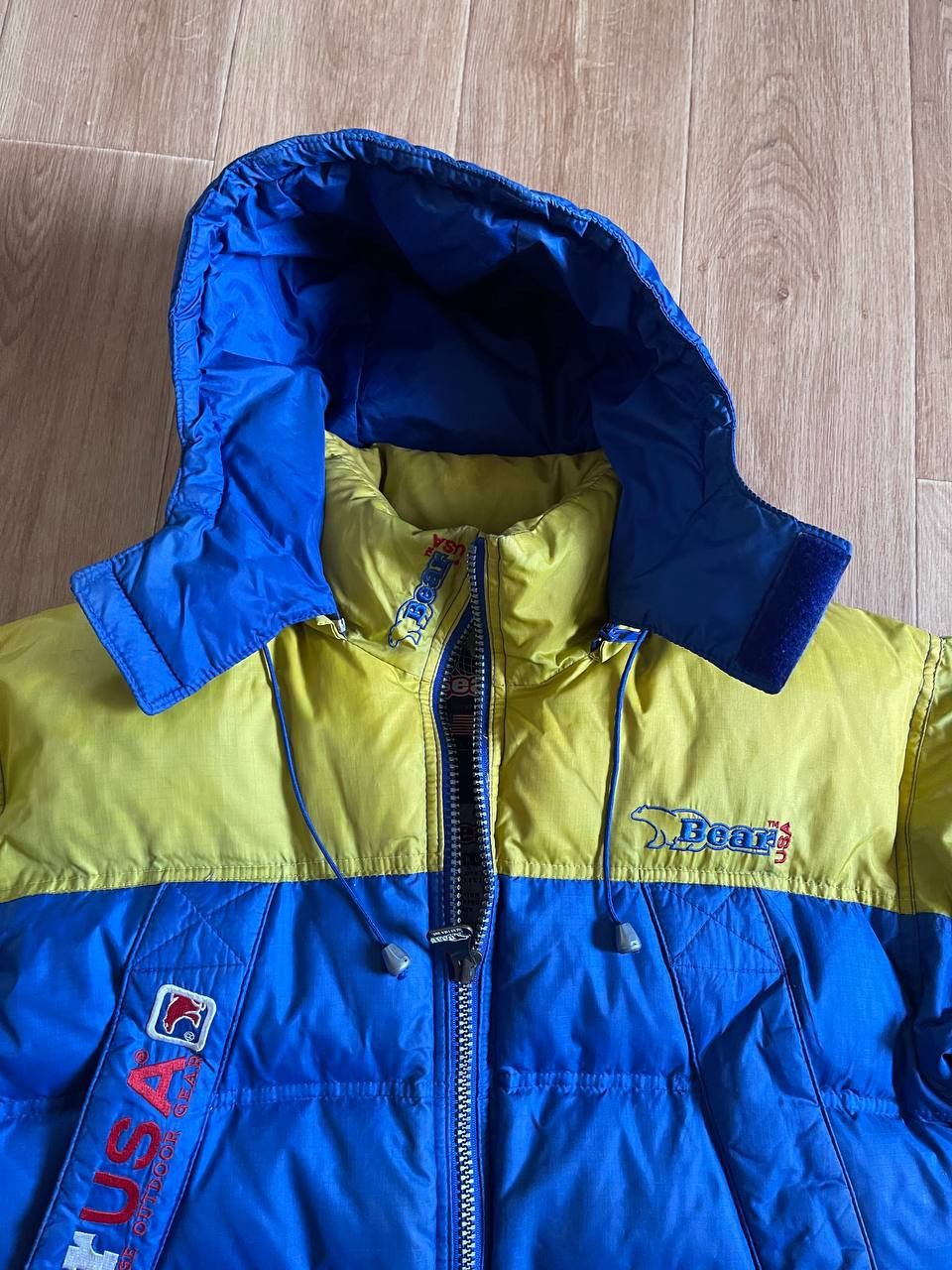Vintage Bear Usa Down Jacket Big Logo Vintage Size US M / EU 48-50 / 2 - 9 Thumbnail