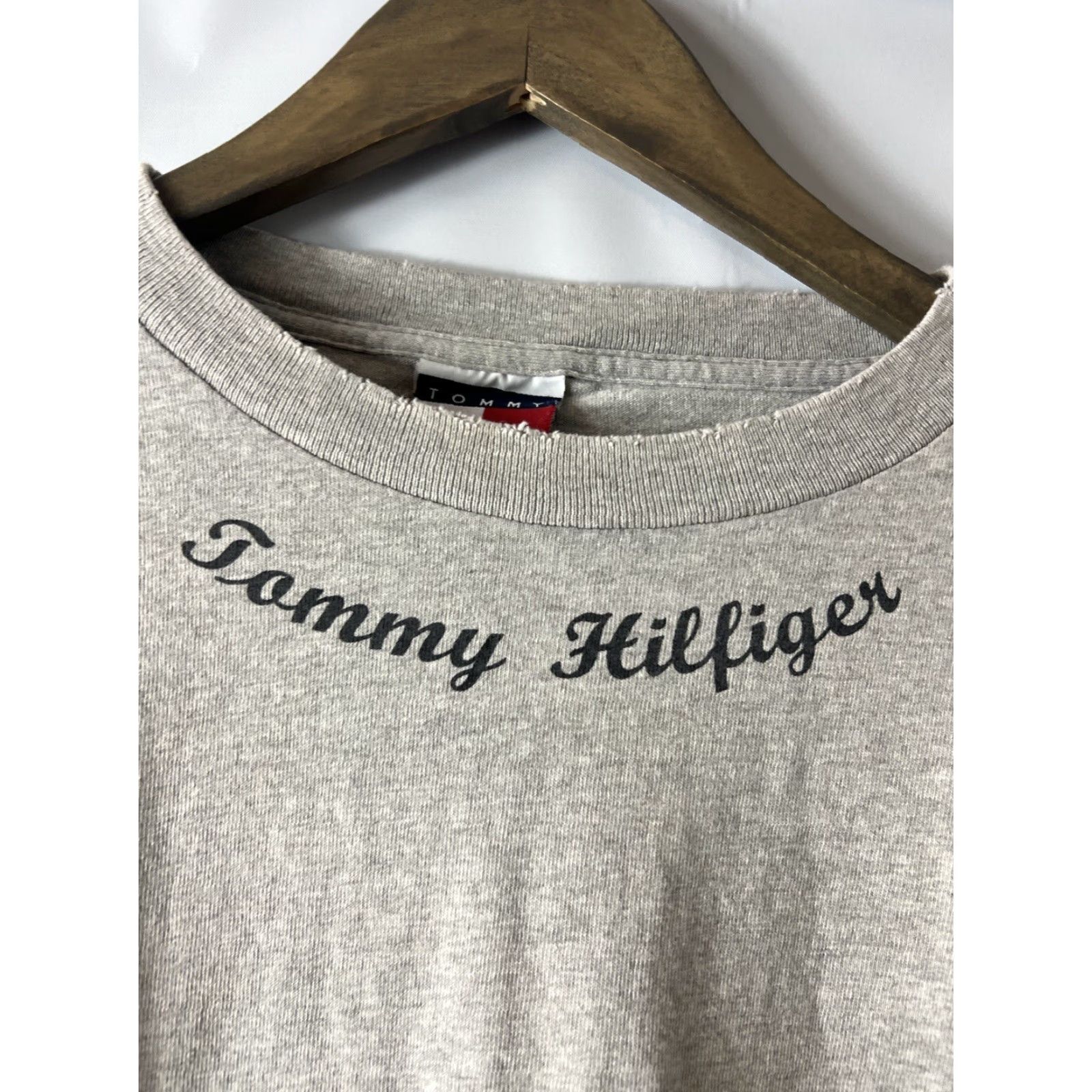 Tommy Hilfiger VINTAGE Tommy Hilfiger Shirt Longsleeve Men Gray Motorcycle Size M Size US M / EU 48-50 / 2 - 6 Thumbnail