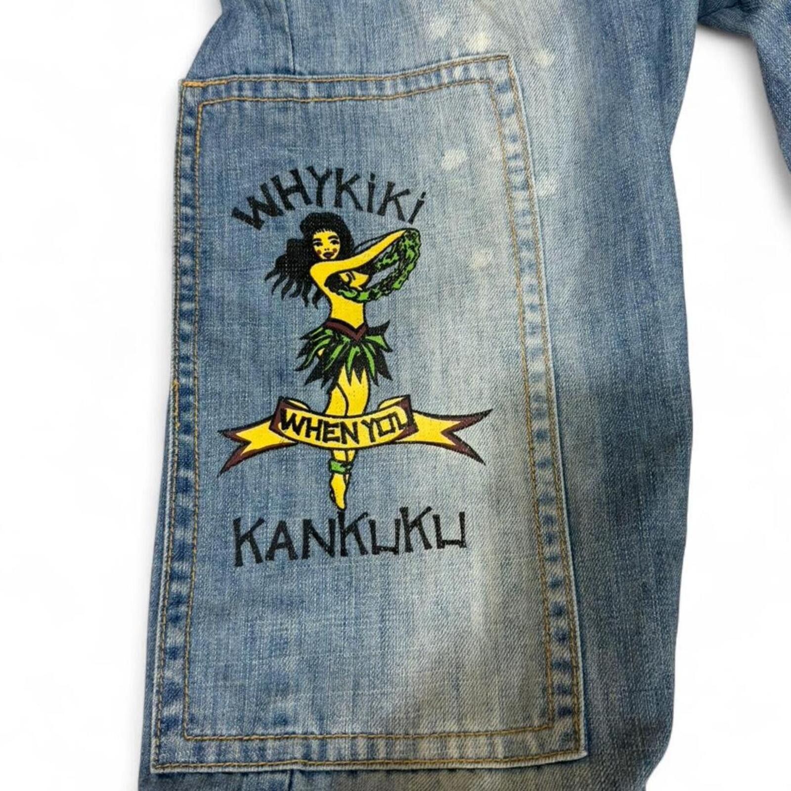 Dsquared2 Rare Dsquared2 aloha motherfu*ker hawaii denim jeans Size US 36 / EU 52 - 3 Thumbnail