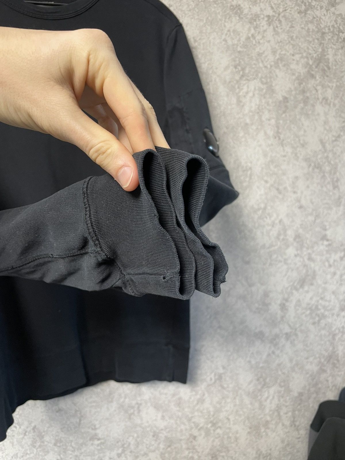 C.P. Company CP Company Black Sweatshirt Crewneck With Lens Google Size US M / EU 48-50 / 2 - 9 Thumbnail