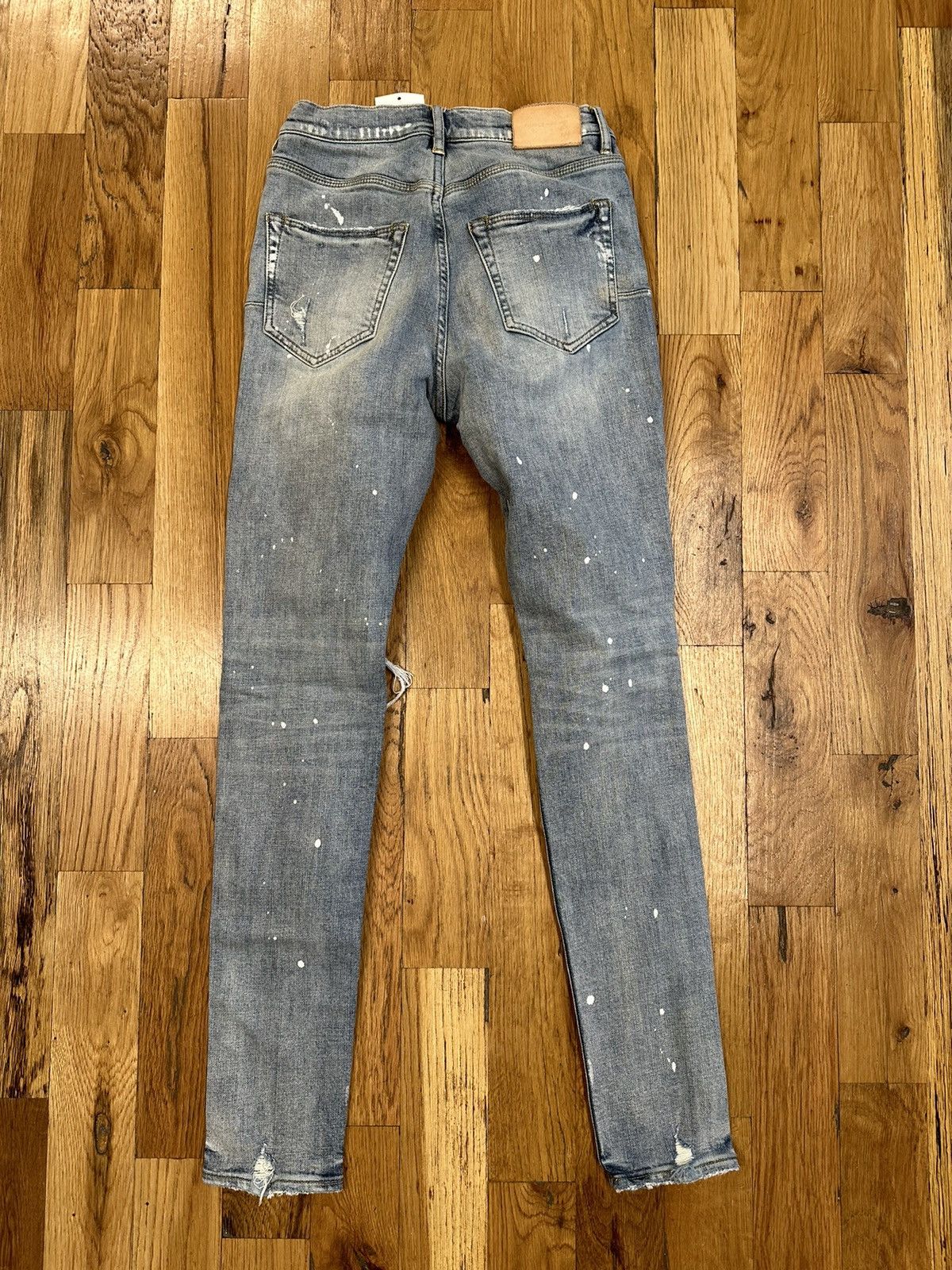 Purple Purple Brand Distressed Blue Denim Jeans Size 28 Size US 28 / EU 44 - 2 Thumbnail
