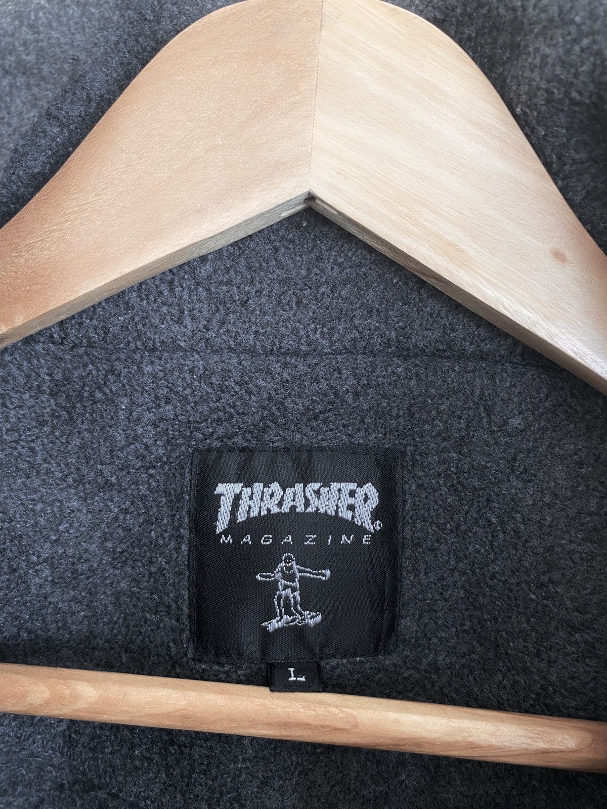 Thrasher Vintage Brand Thrasher Wool Jacket 2000s Size US L / EU 52-54 / 3 - 7 Thumbnail
