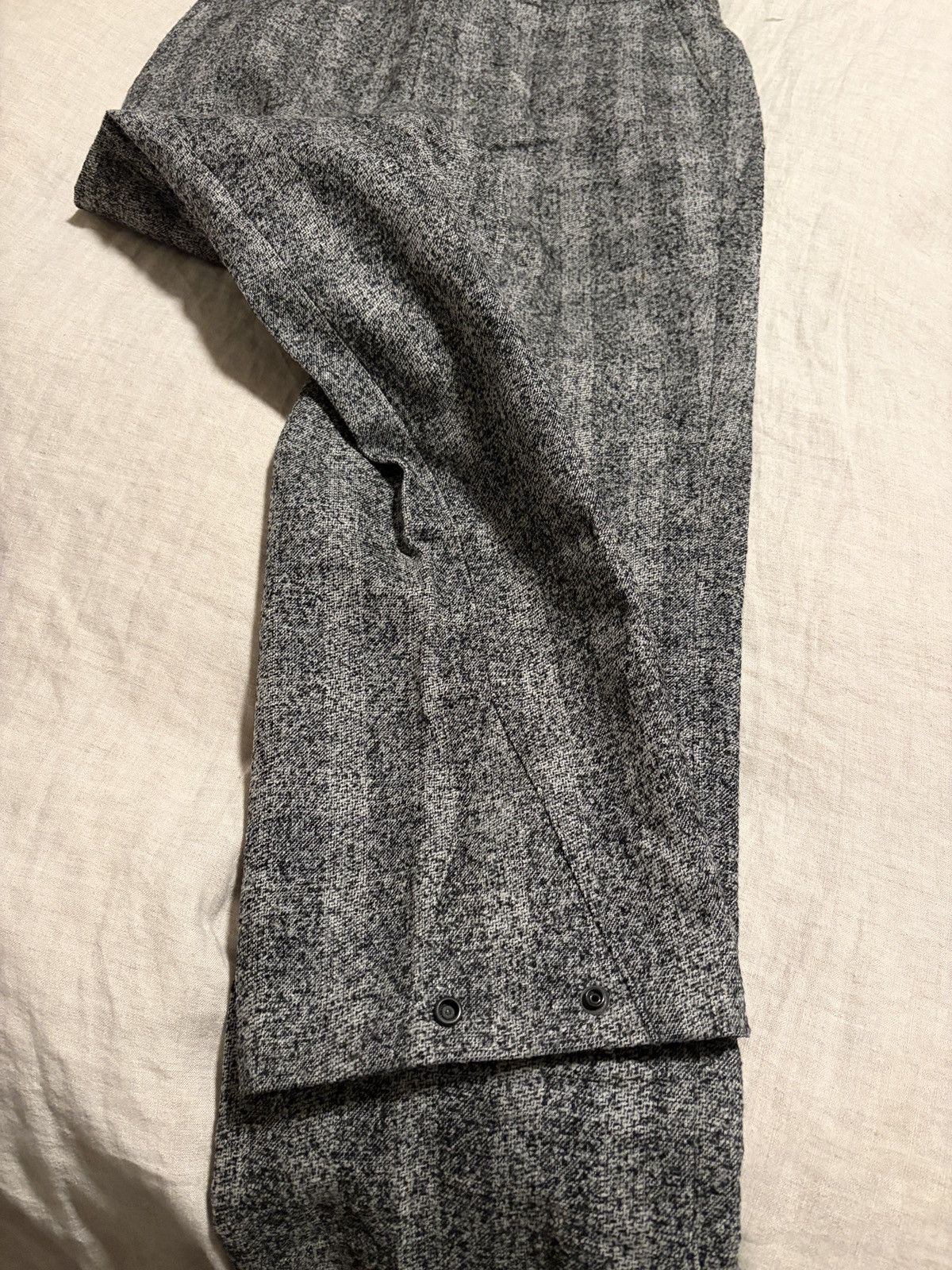 N.Hoolywood N.Hoolywood Gray/Black Wool Pants 30x29 Size US 30 / EU 46 - 4 Thumbnail