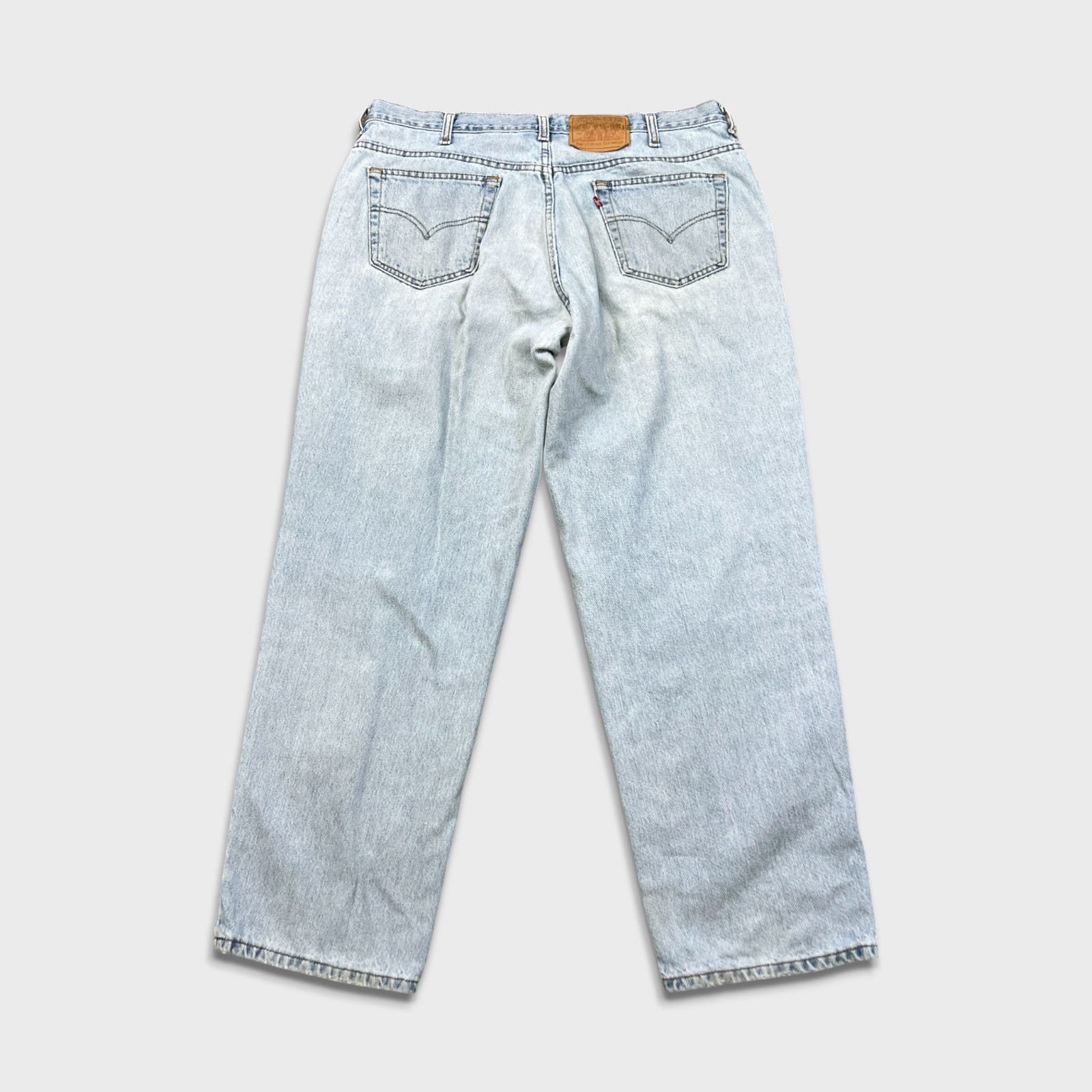 Levi's × Vintage Vintage 90s Levi's 535 Jeans 38x32 Euro Fit Wide Leg Baggy Size US 38 / EU 54 - 6 Thumbnail