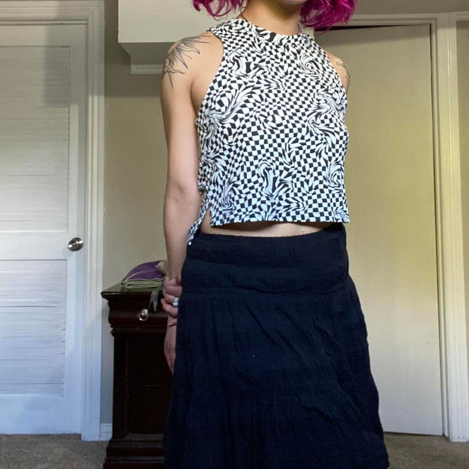 SoSo SO trippy checkered top Size S / US 4 / IT 40 - 6 Thumbnail