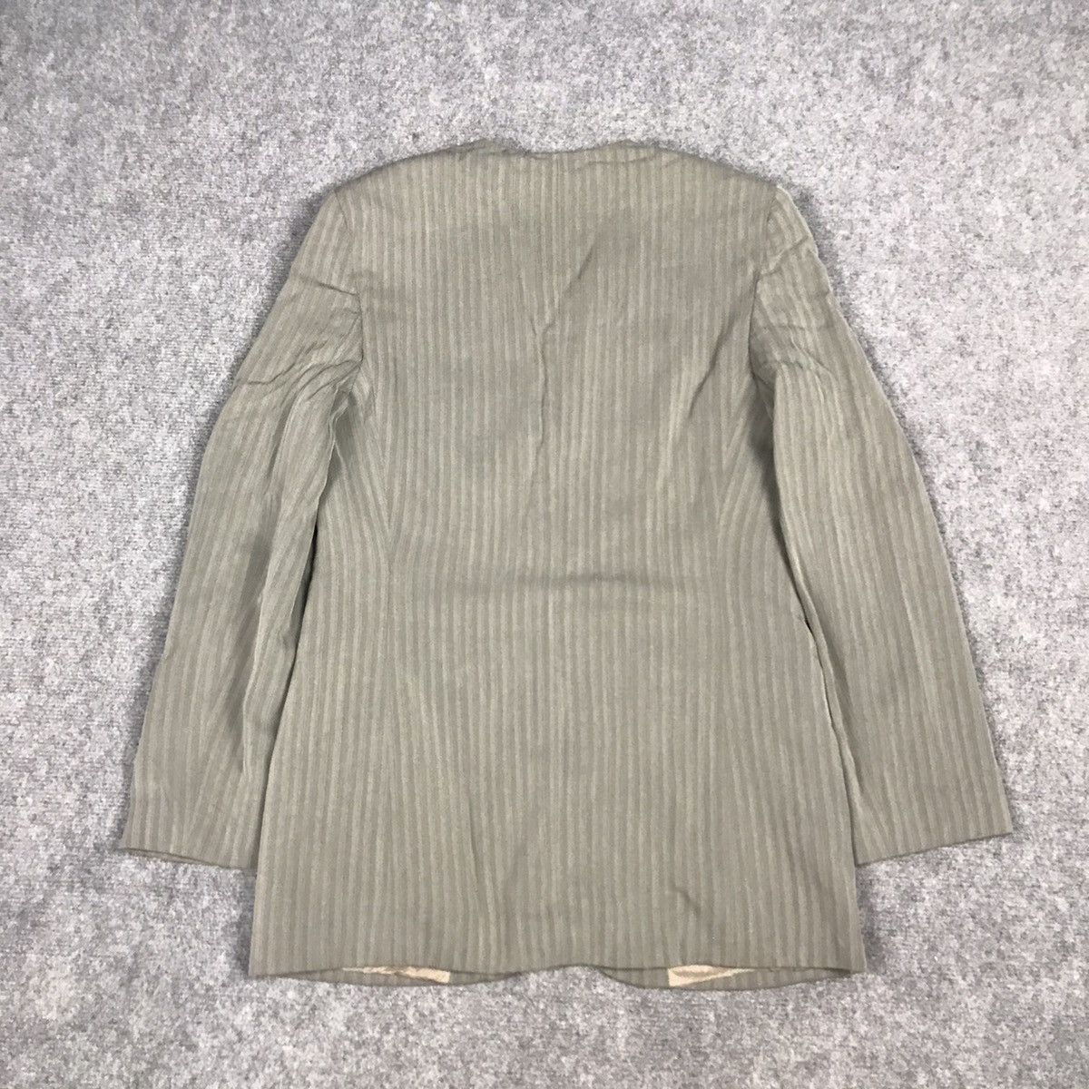 Giorgio Armani × Vintage GIORGIO ARMANI DESIGN STRIPED BLAZER COAT JACKET Size S / US 4 / IT 40 - 6 Thumbnail