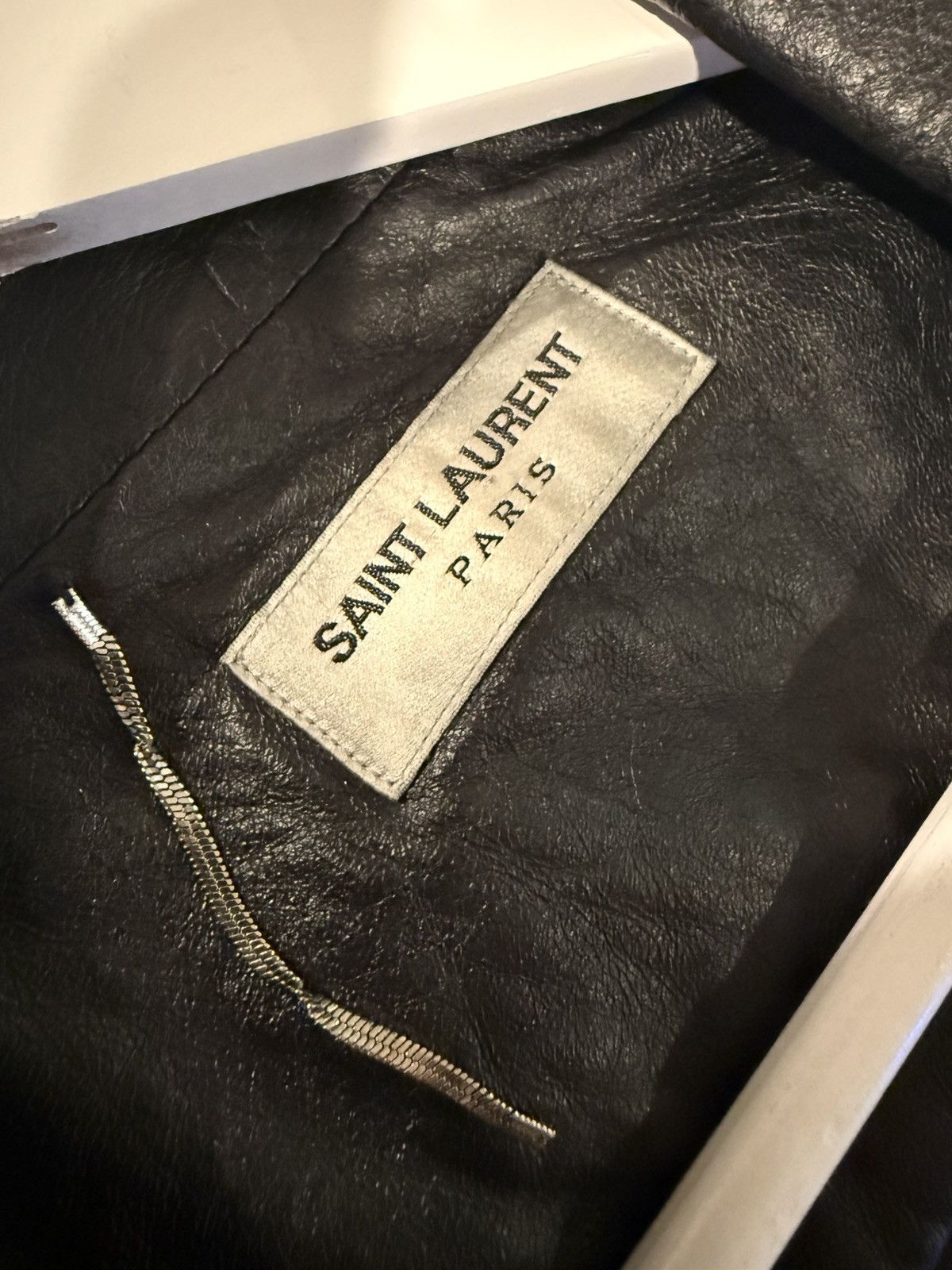 Saint Laurent Paris AW15 Saint Laurent Studded Fringe Leather Jacket Size US L / EU 52-54 / 3 - 6 Thumbnail